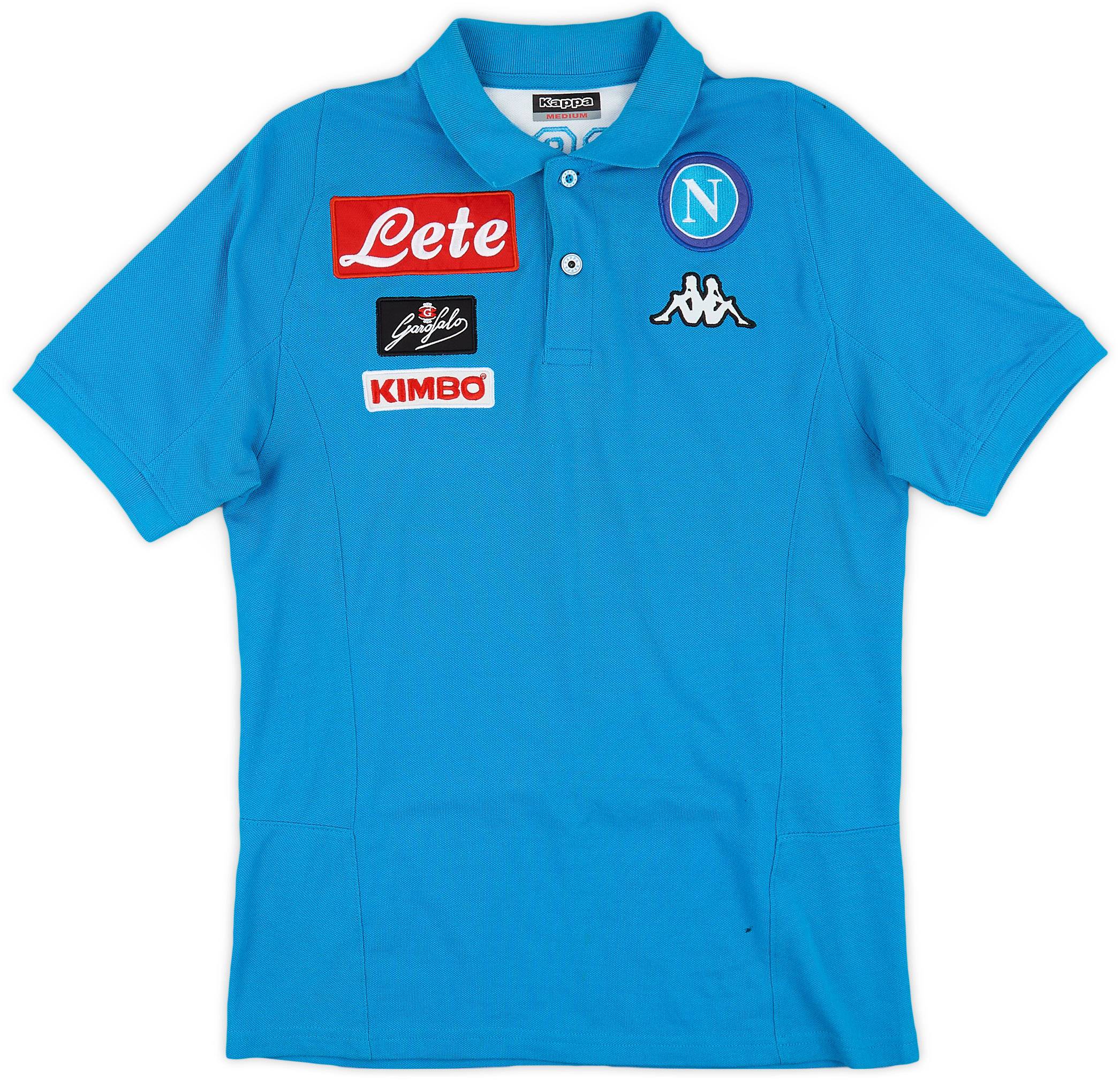 2015-16 Napoli Kappa Polo Shirt - 8/10 - (M)