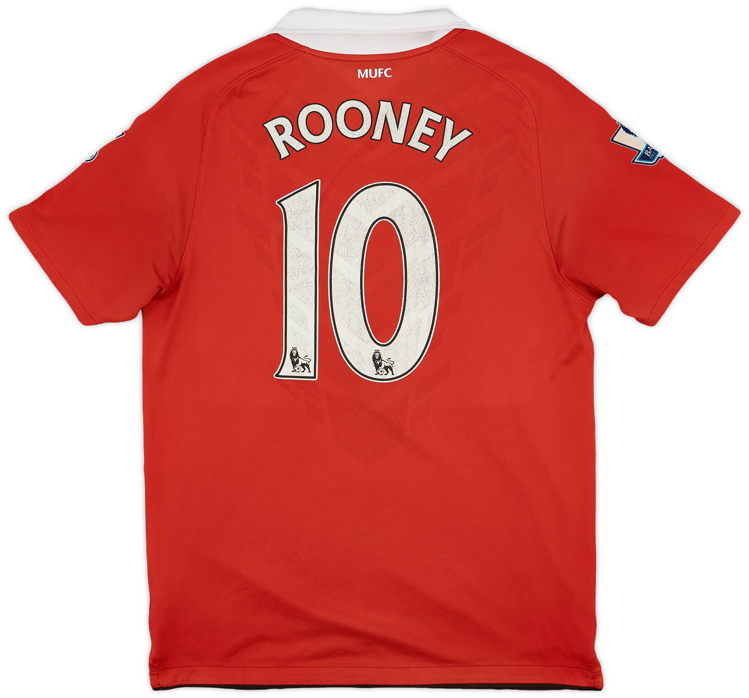 2010-11 Manchester United Home Shirt Rooney #10 - 5/10 - (M)