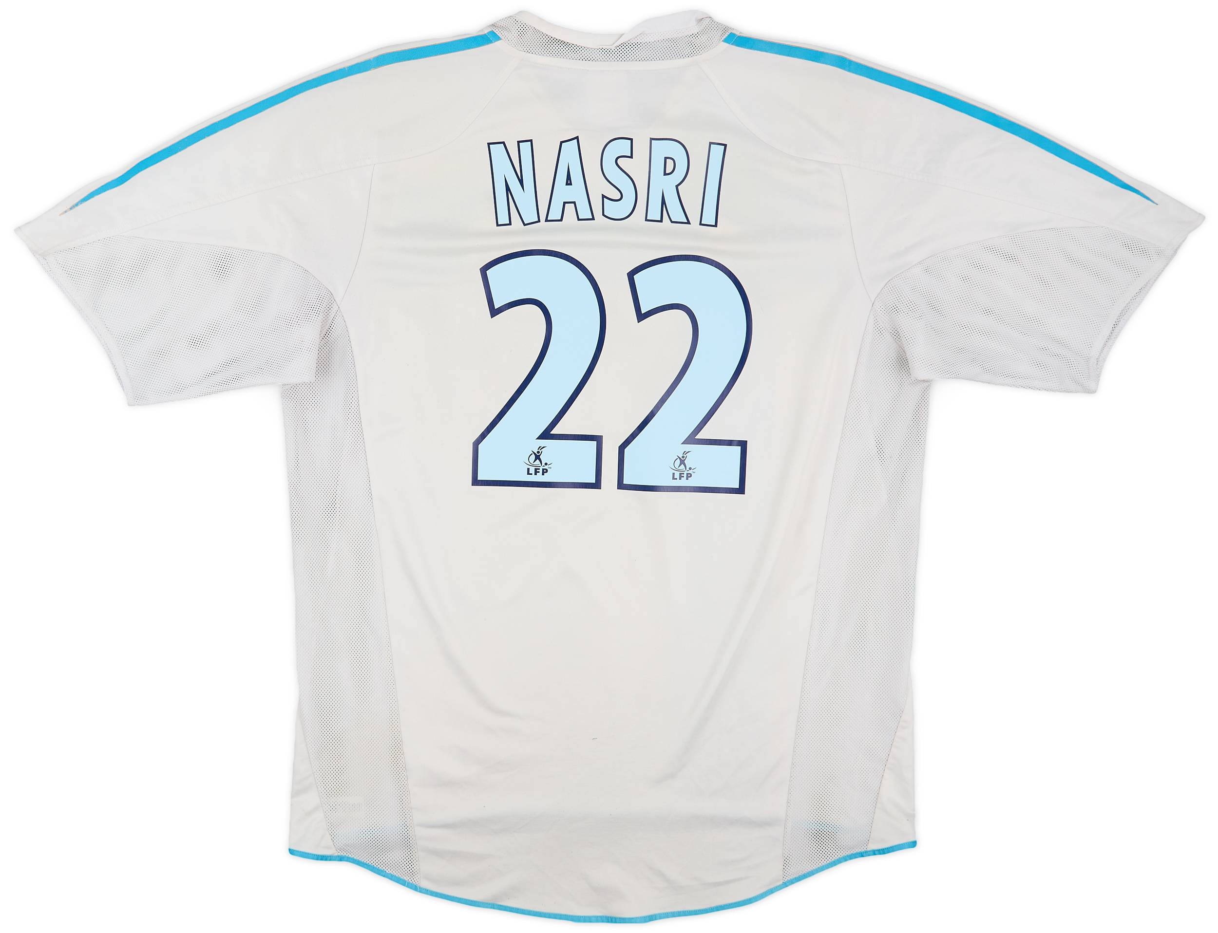 2004-05 Olympique Marseille Home Shirt Nasri #22 - 6/10 - (L)