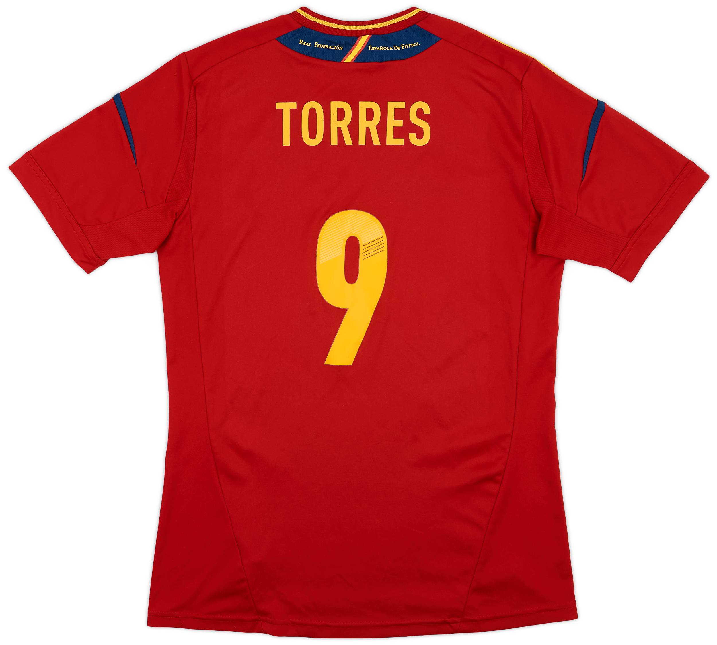2011-12 Spain Home Shirt Torres #9 - 8/10 - (XL.Boys)