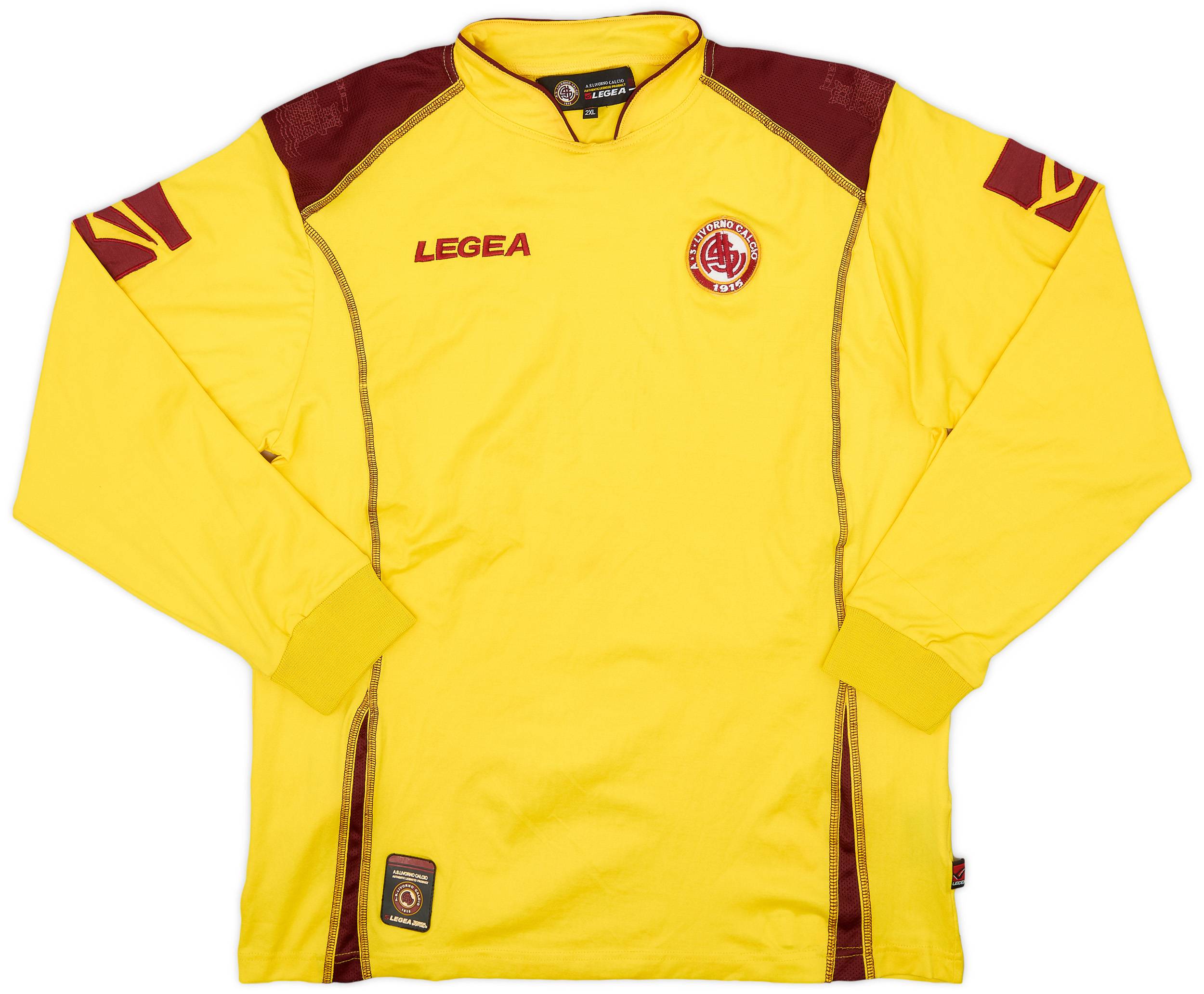 2008-09 Livorno Away L/S Shirt - 8/10 - (XXL)