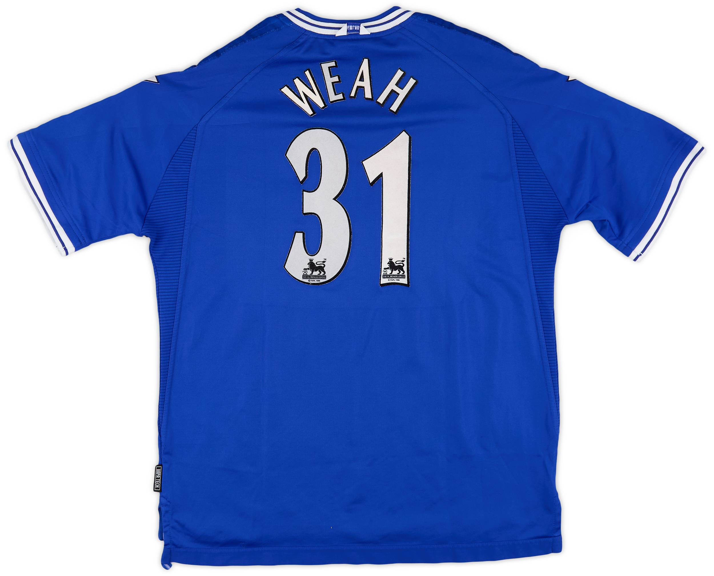 99/01 UMBRO × CHELSEA Home Game Shirts 1999-01 Chelsea Home Shirt Weah #31 - 3/10 - (XL)