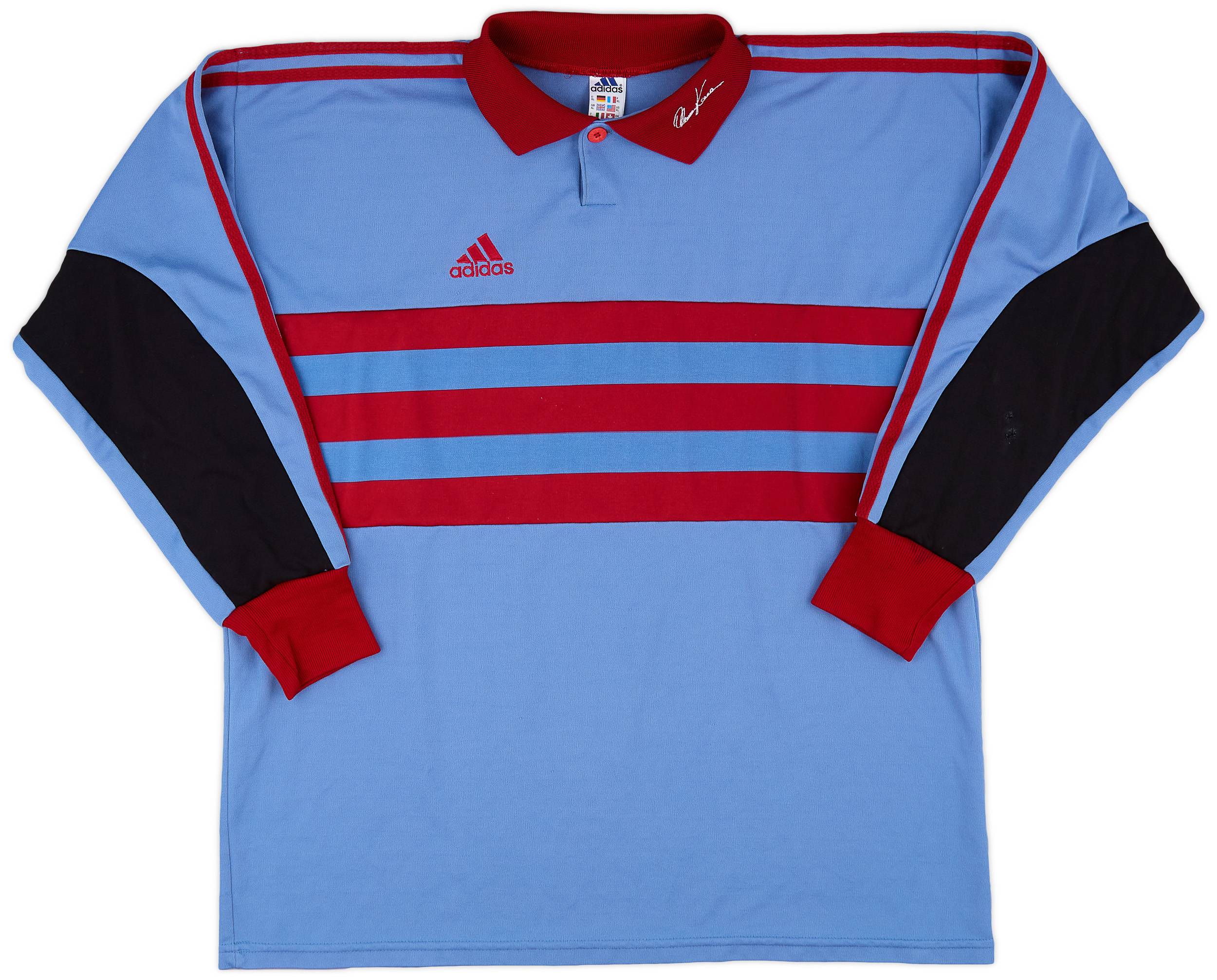 1998-99 adidas Oliver Kahn GK Template Shirt (Bayern Munich) #1 - 6/10 - (XL)