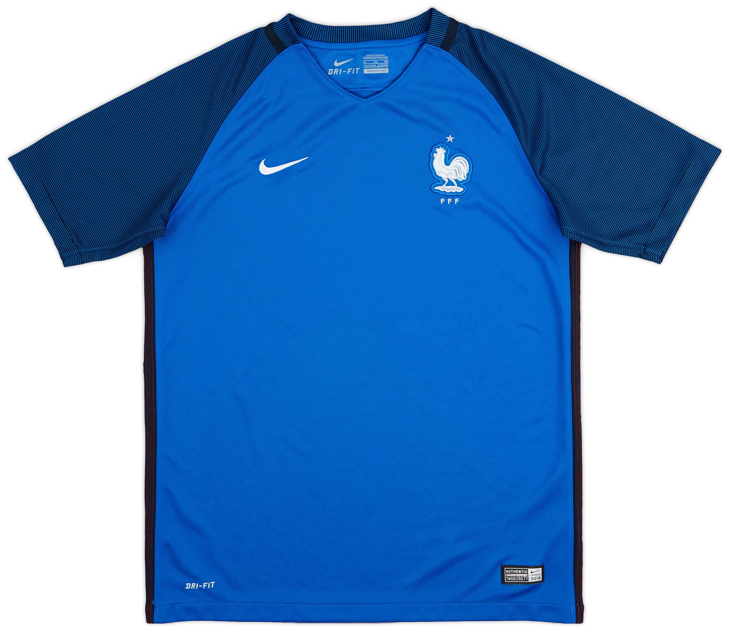 2016-17 France Home Shirt - 10/10 - (XL.Boys)