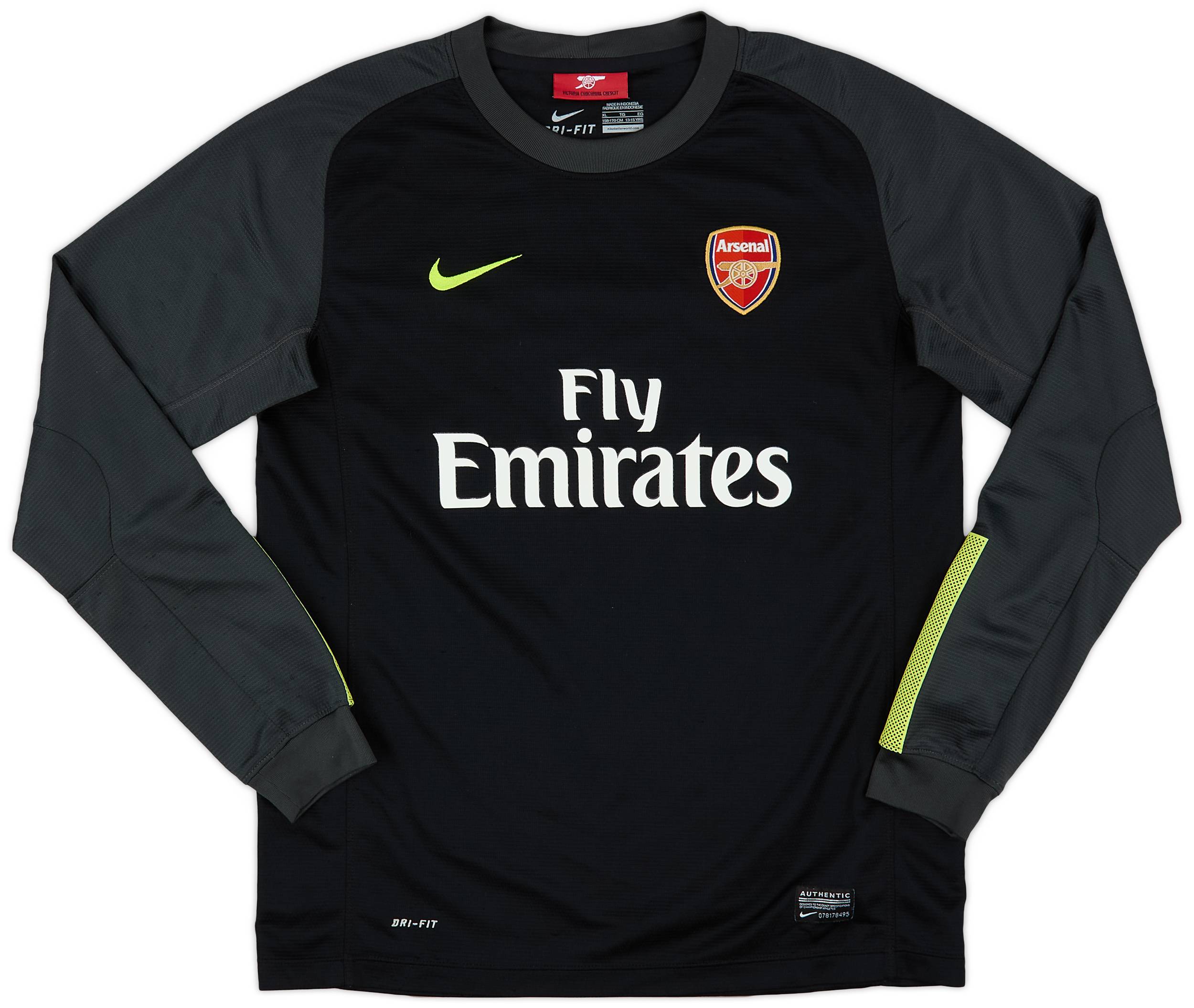 2013-14 Arsenal GK Shirt - 8/10 - (L.Boys)