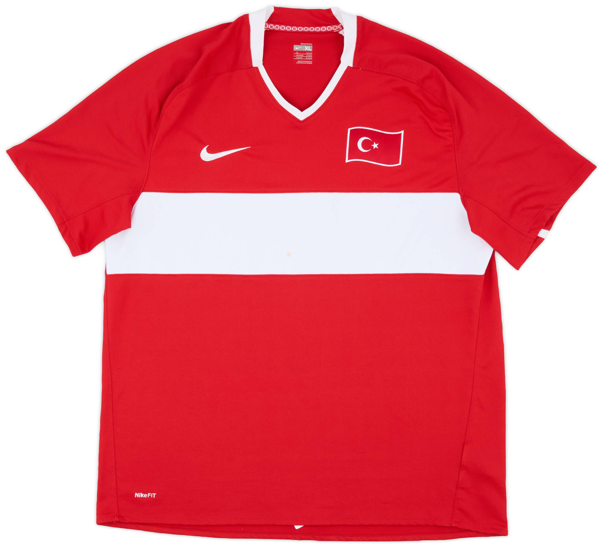 2008-10 Turkey Home Shirt - 6/10 - (XL)