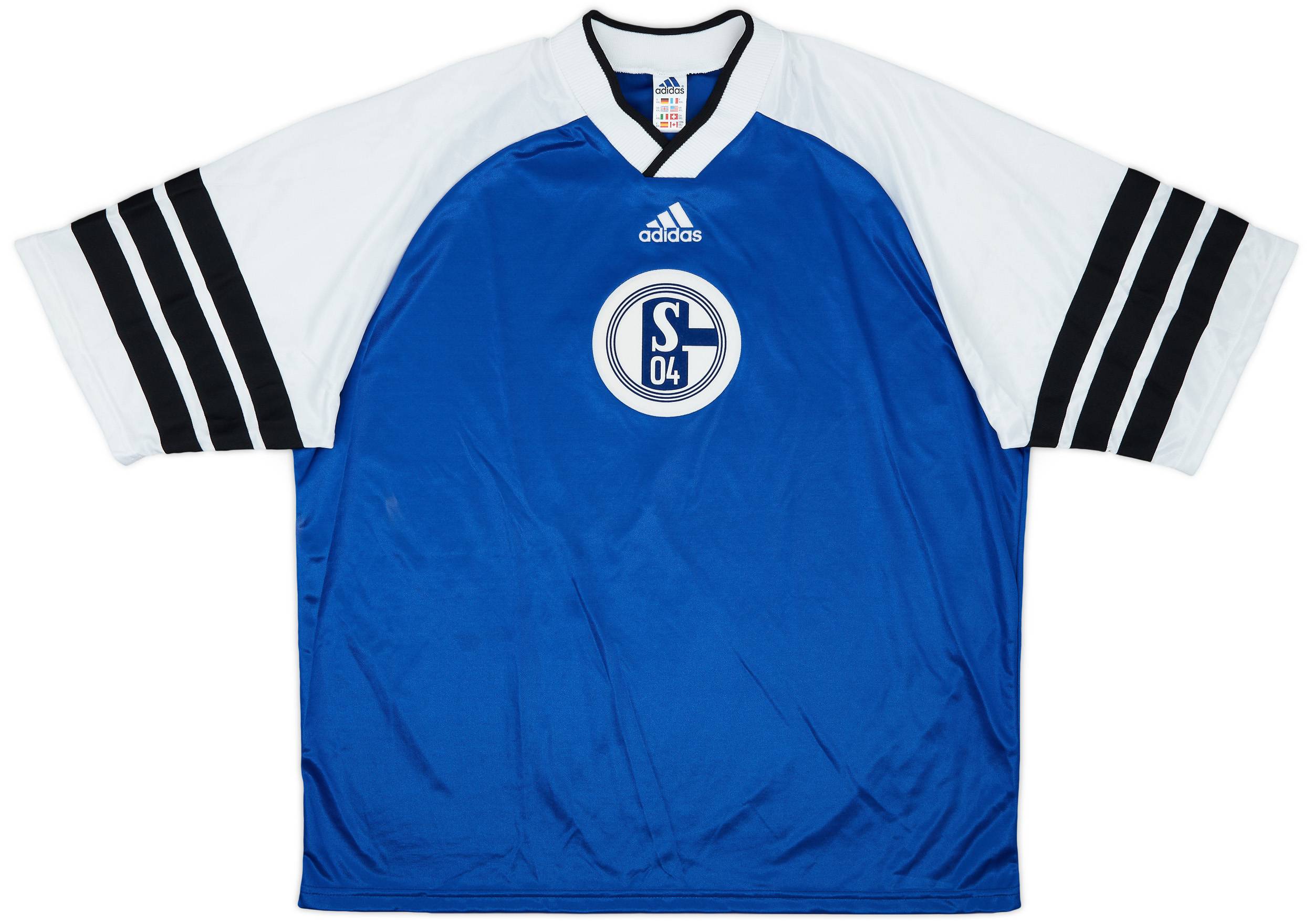 1998-99 Schalke adidas Training Shirt - 8/10 - (XXL)