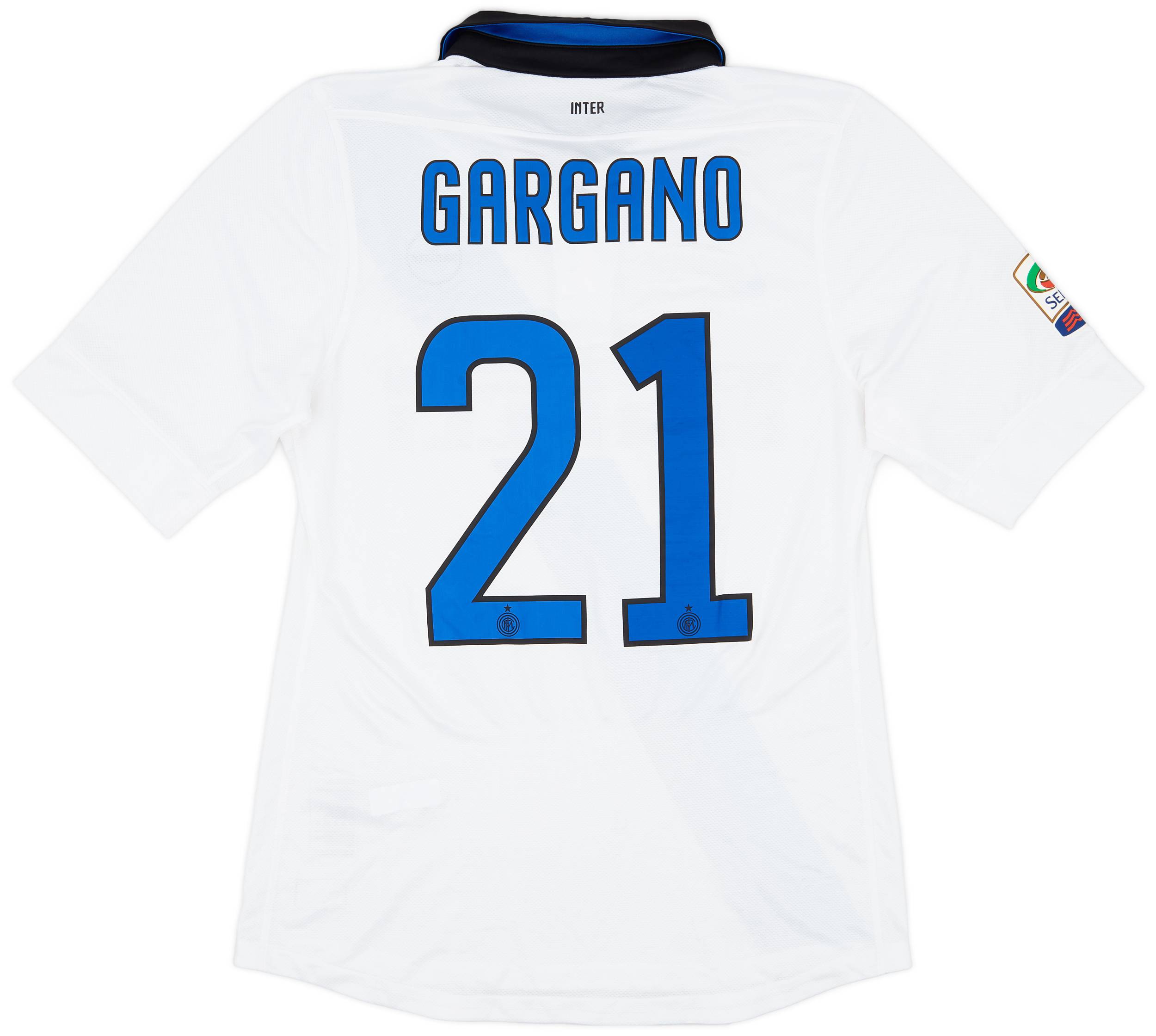 2012-13 Inter Milan Match Worn Third Shirt Gargano #21