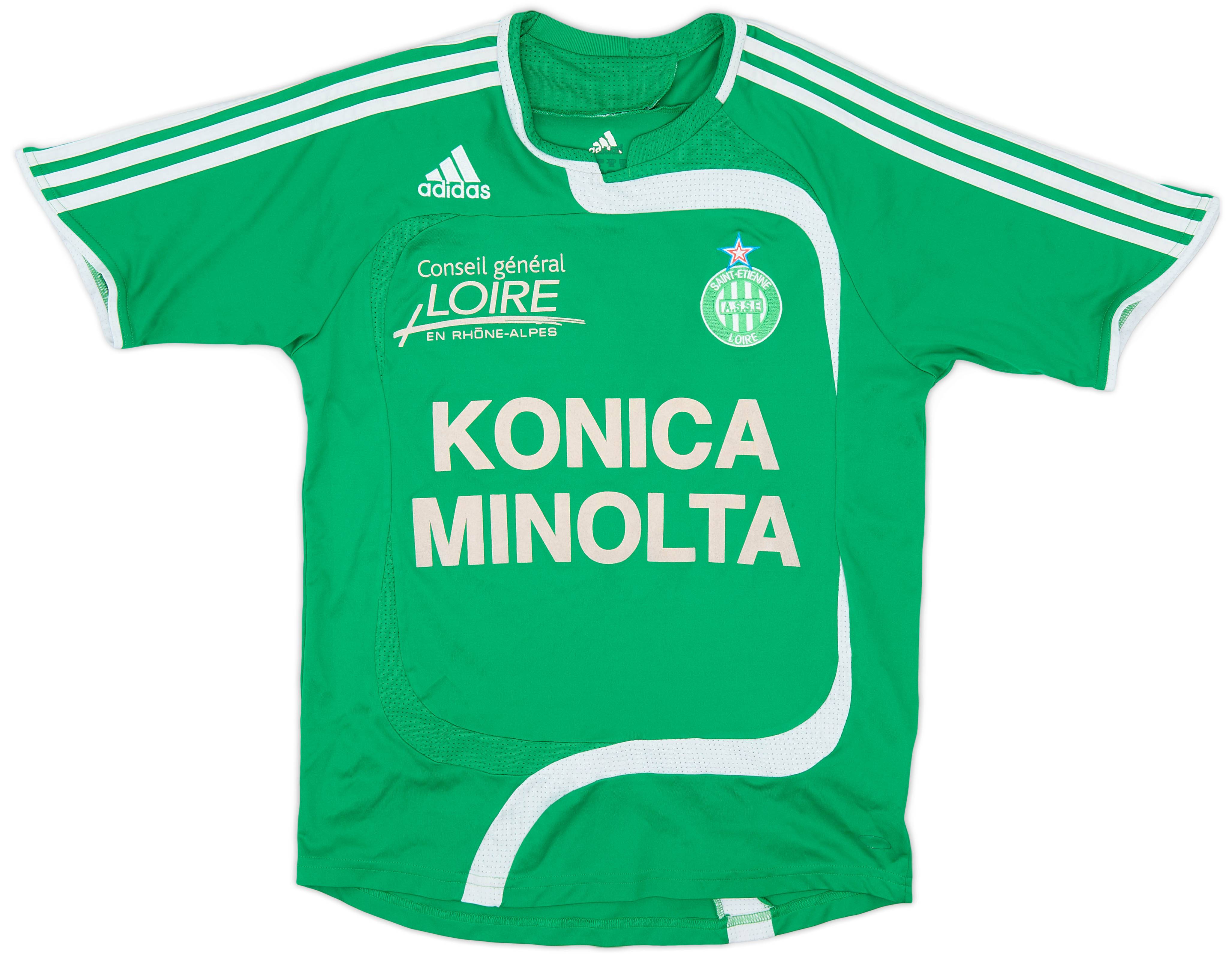 2007-08 Saint Etienne Home Shirt - 6/10 - (L.Boys)