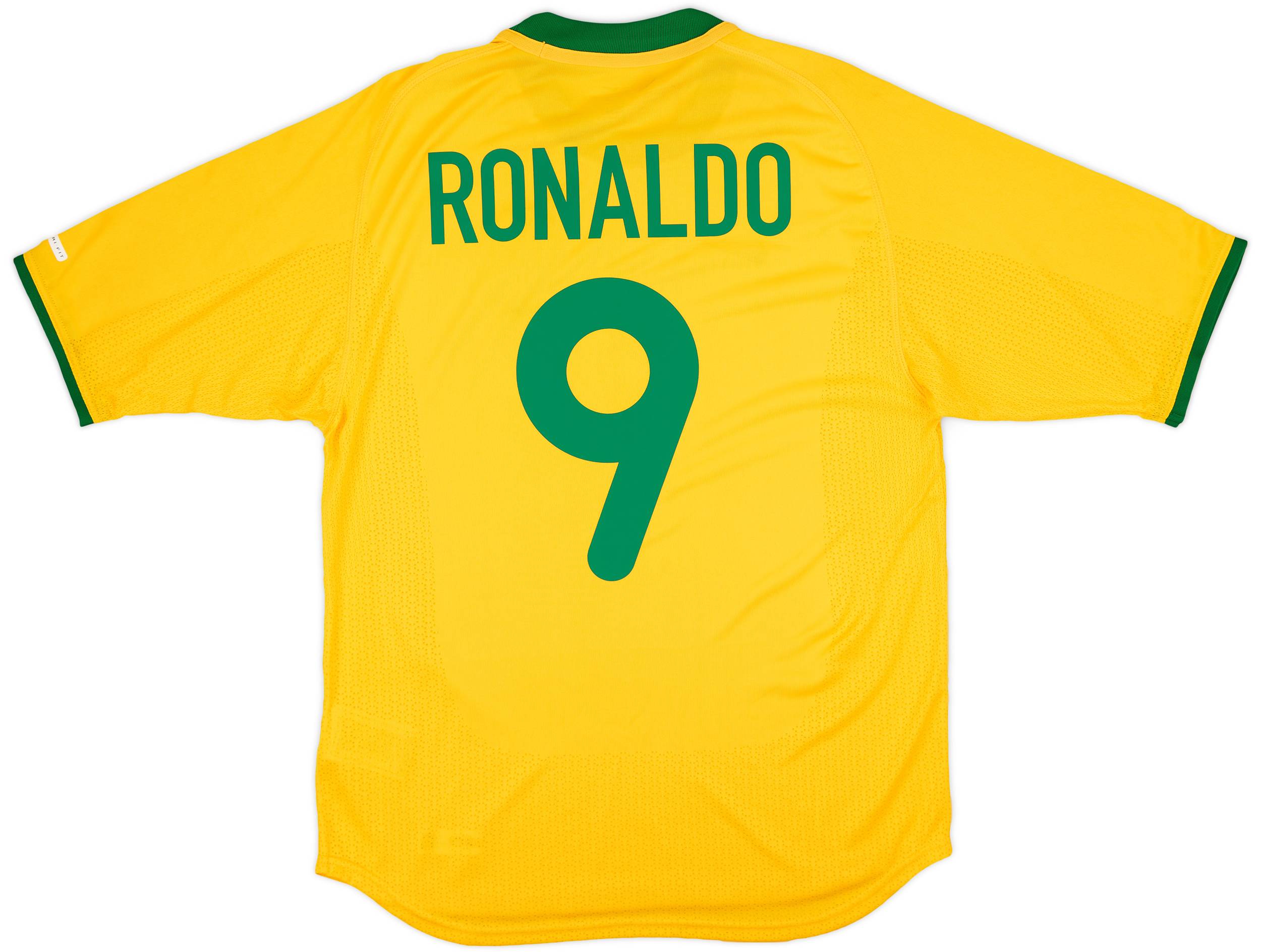 2000-02 Brazil Home Shirt Ronaldo #9 (S)