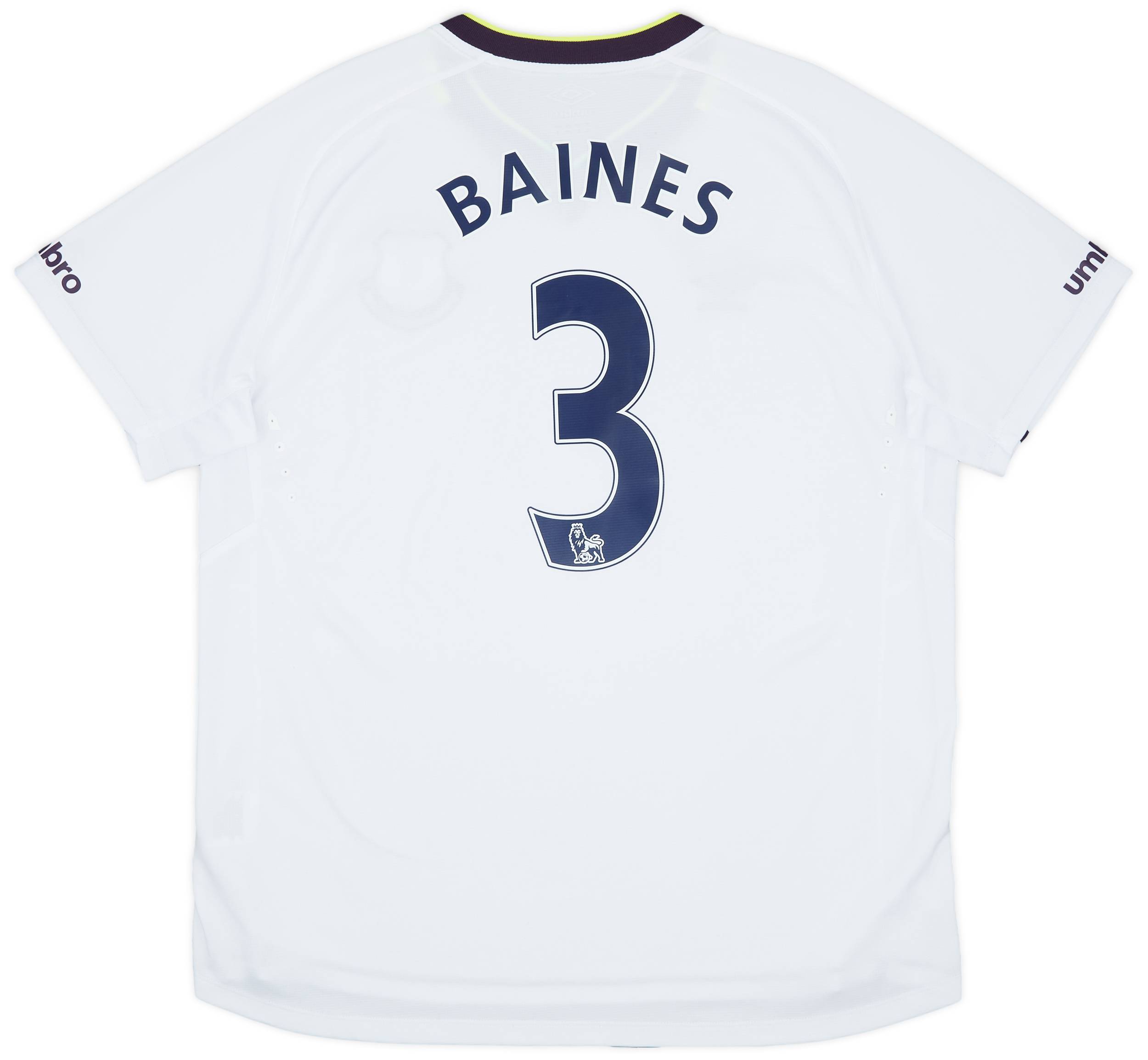 2014-15 Everton Third Shirt Baines #3 - 8/10 - (XL)