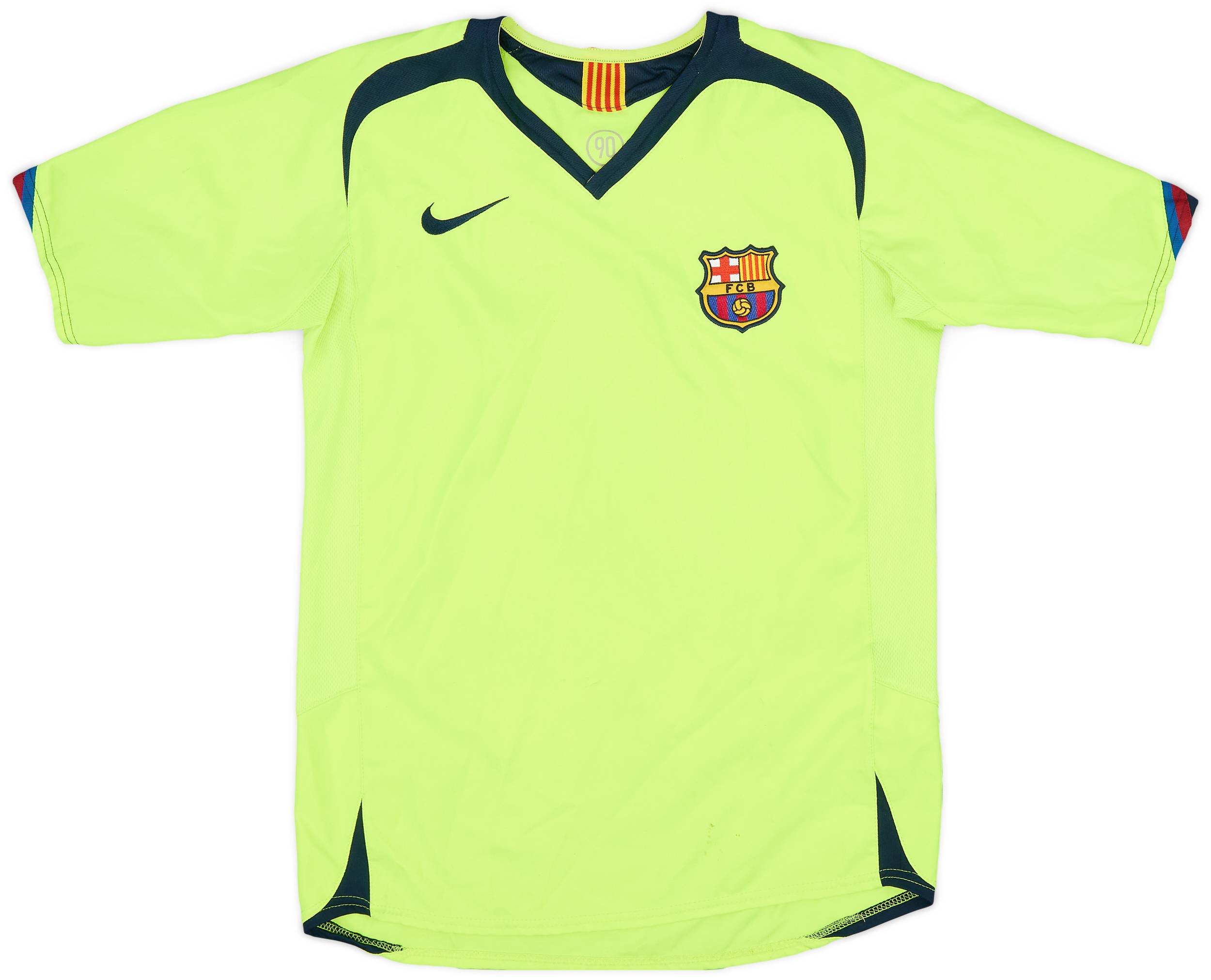 2005-06 Barcelona Away Shirt - 5/10 - (L.Boys)