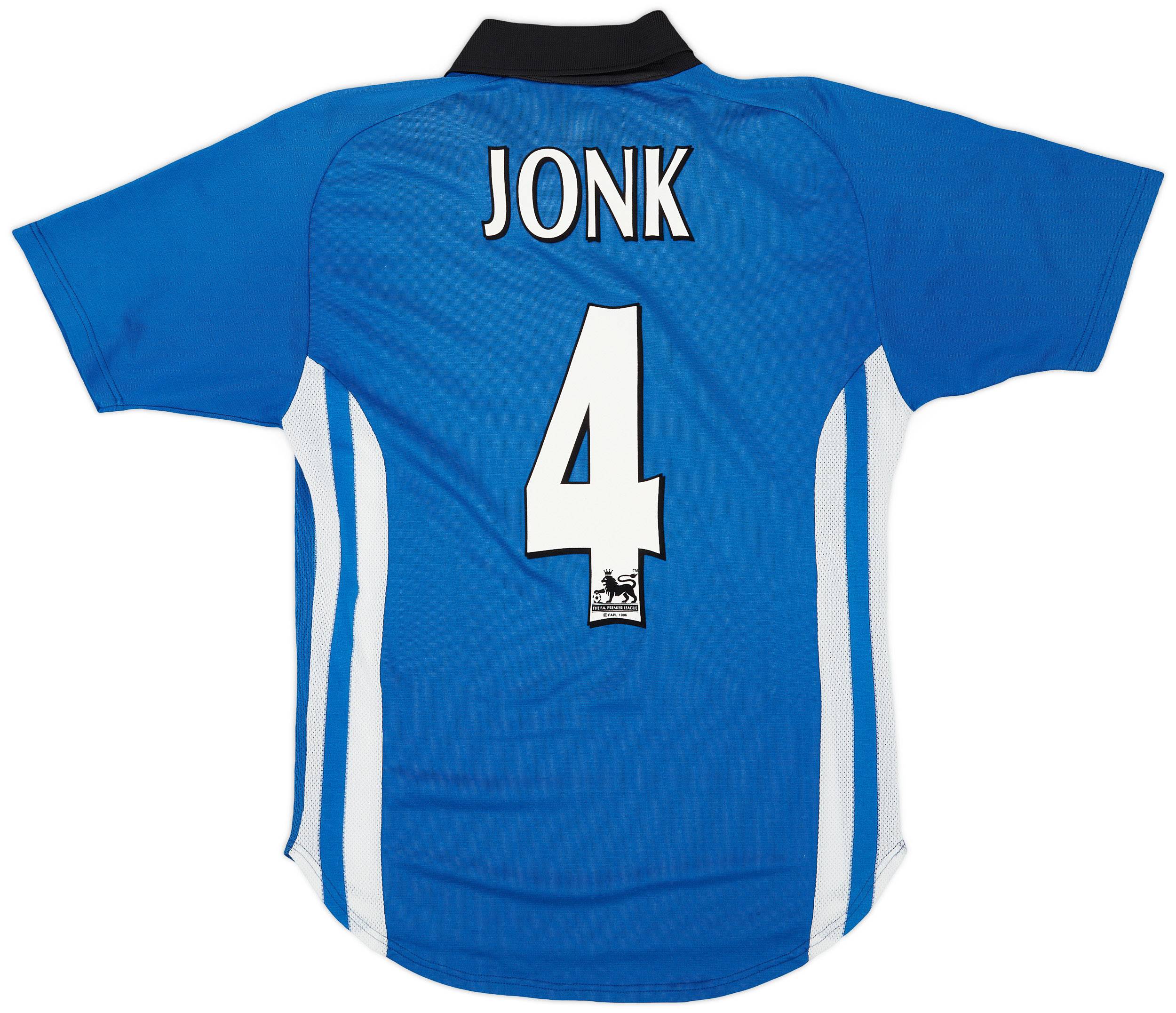 1999-00 Sheffield Wednesday Home Shirt Jonk #4 - 8/10 - (S)
