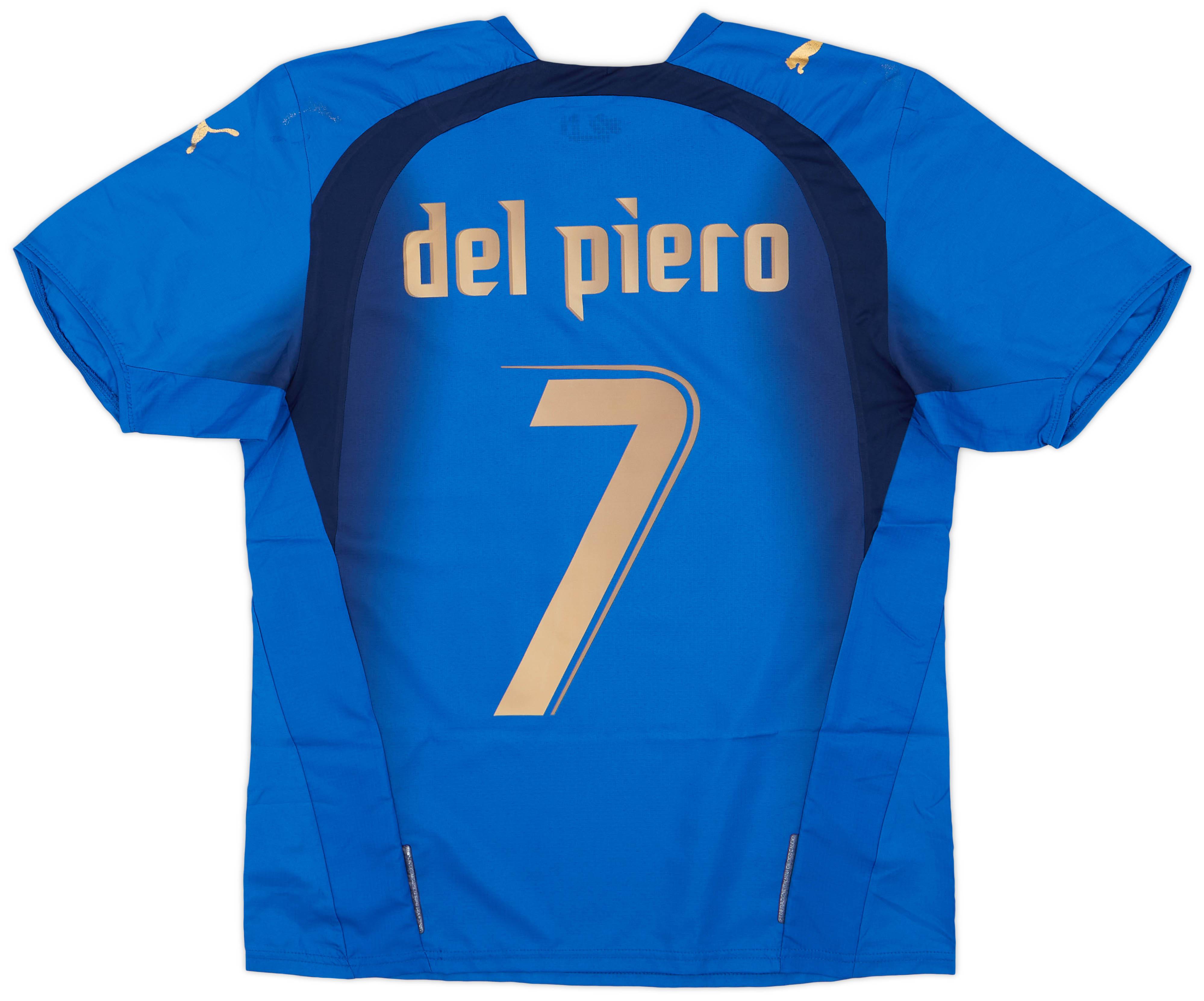 2006 Italy Home Shirt Del Piero #7 - 5/10 - (M)