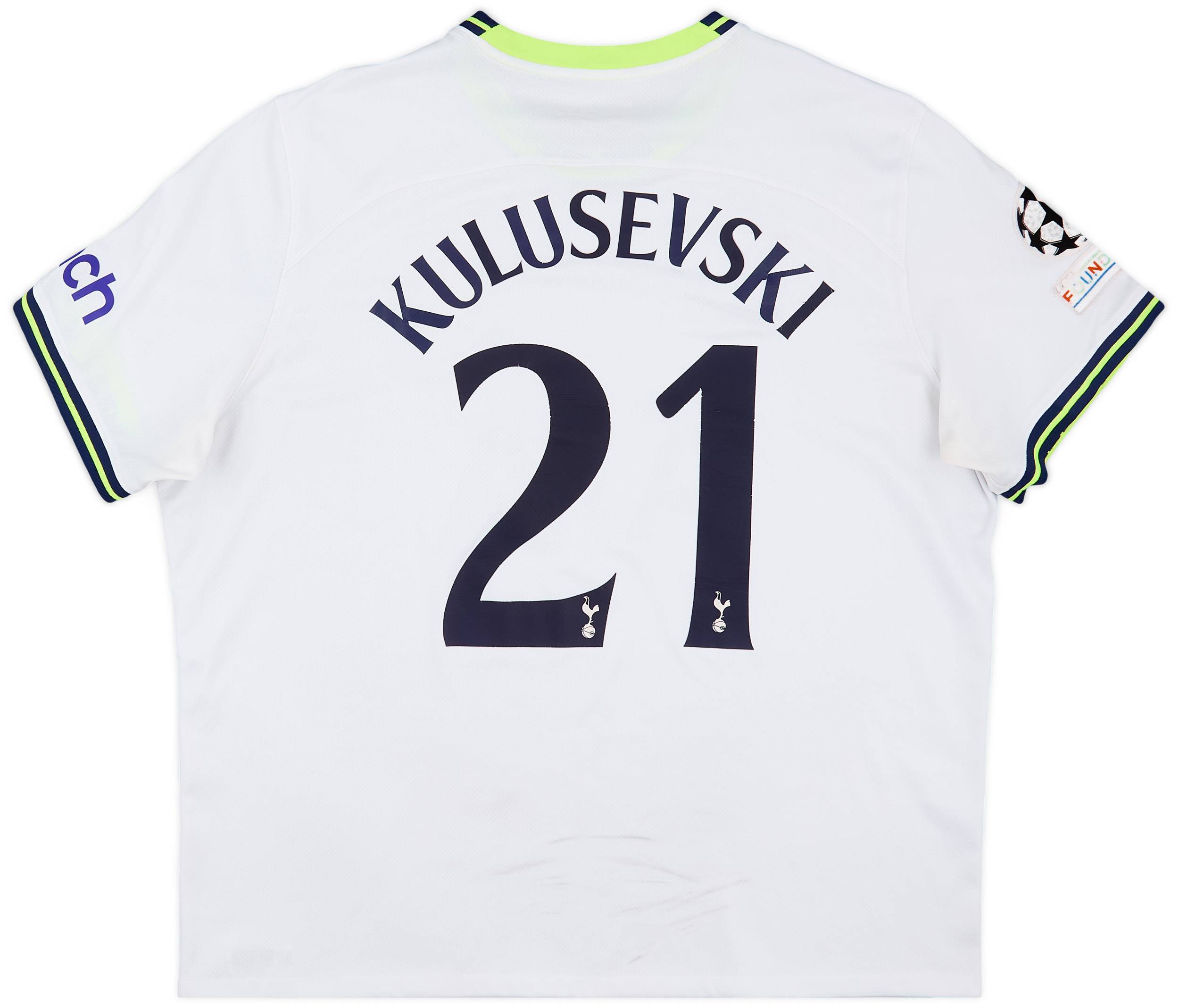 2022-23 Tottenham Home Shirt Kulusevski #21 - 5/10 - (XXL)