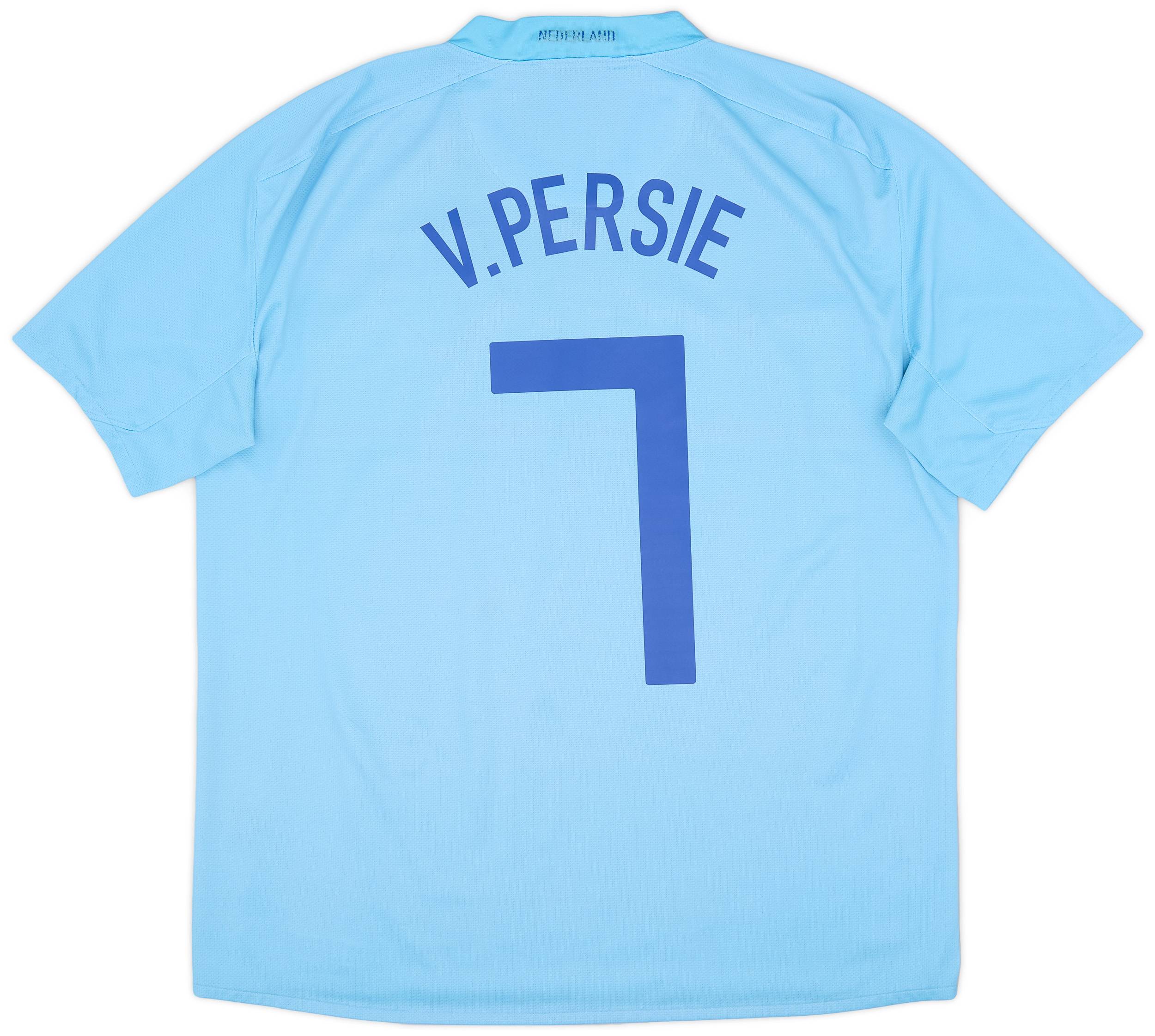 2008-10 Netherlands Away Shirt van Persie #7 - 6/10 - (L)