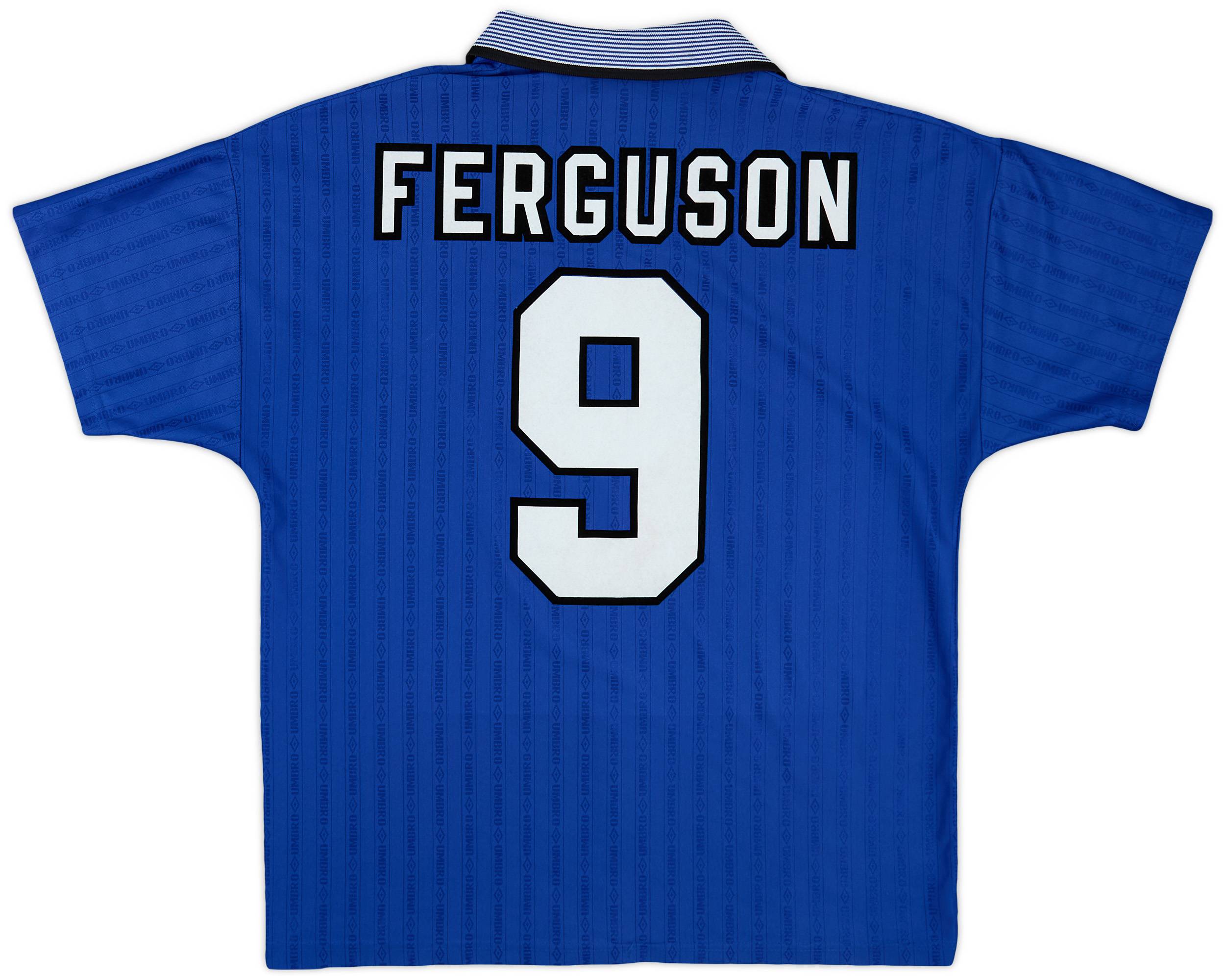 1995-97 Everton Home Shirt Ferguson #9 - 6/10 - (L)