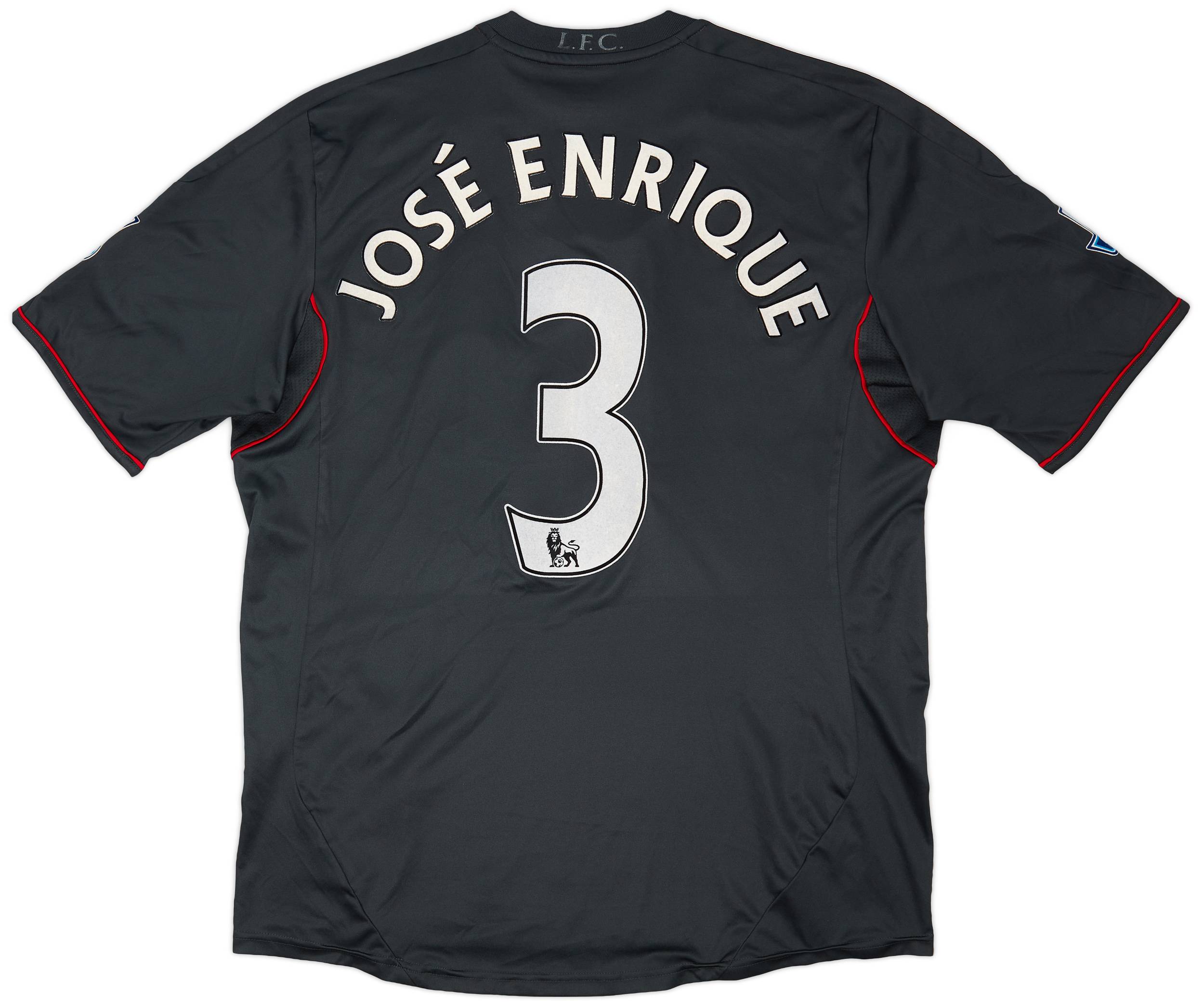 2011 12 Liverpool Away Shirt Jose Enrique 3 6 10 L