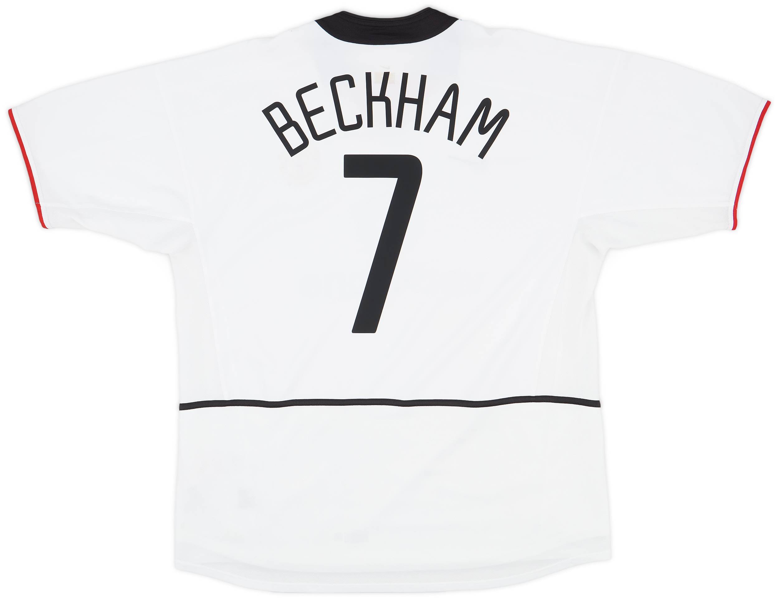 2002-03 Manchester United Away Shirt Beckham #7 - 7/10 - (XL)