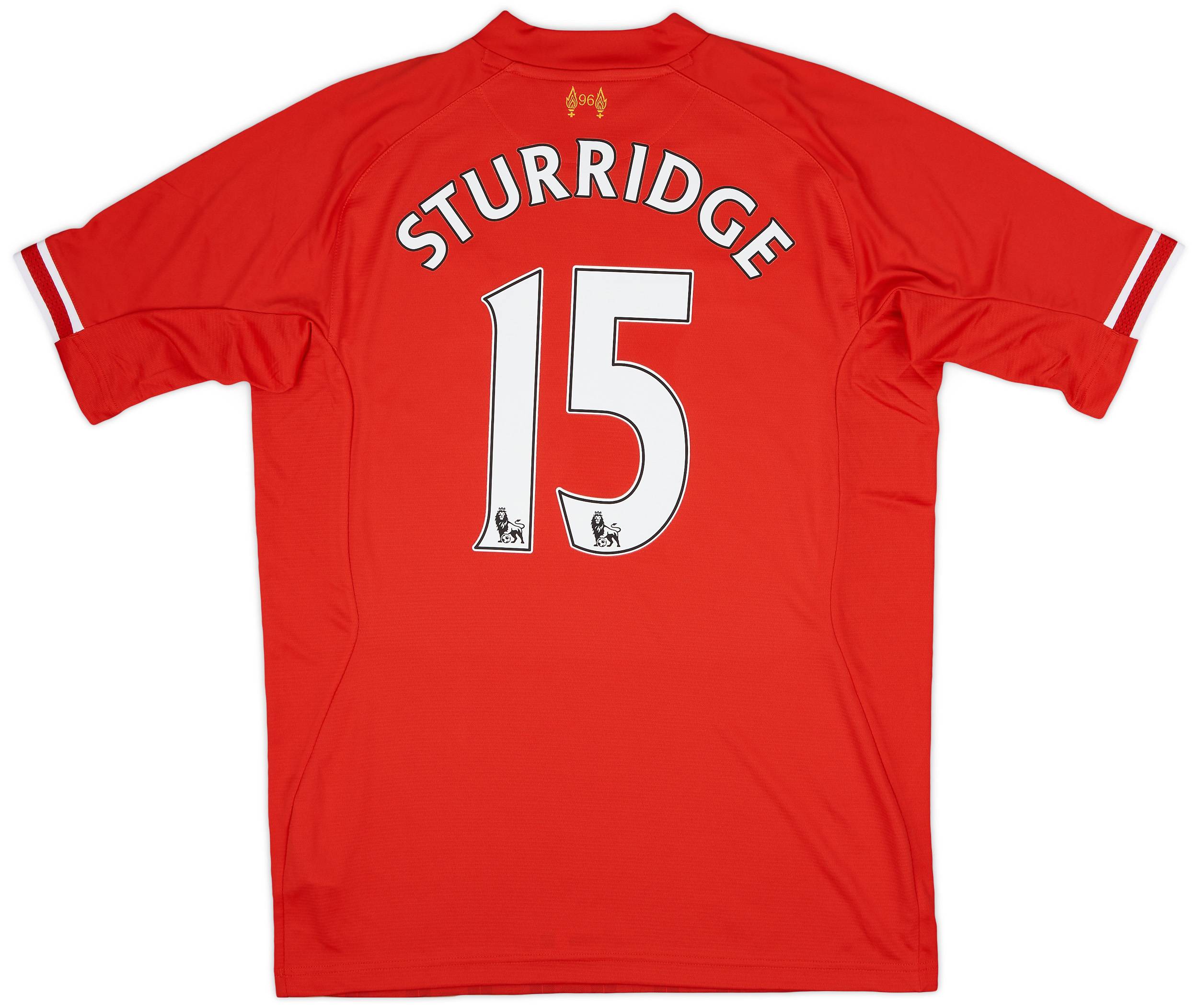 2013-14 Liverpool Home Shirt Sturridge #15 (L)