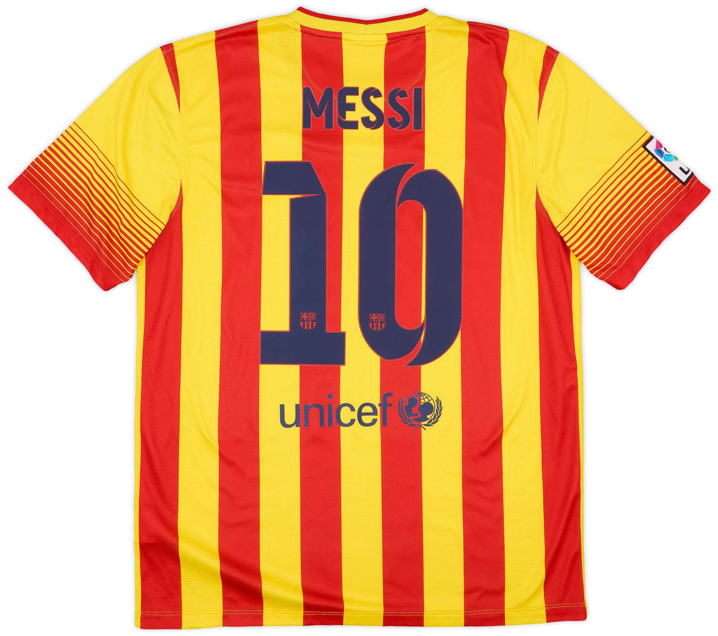 2013-15 Barcelona Away Shirt Messi #10 - 9/10 - (L)