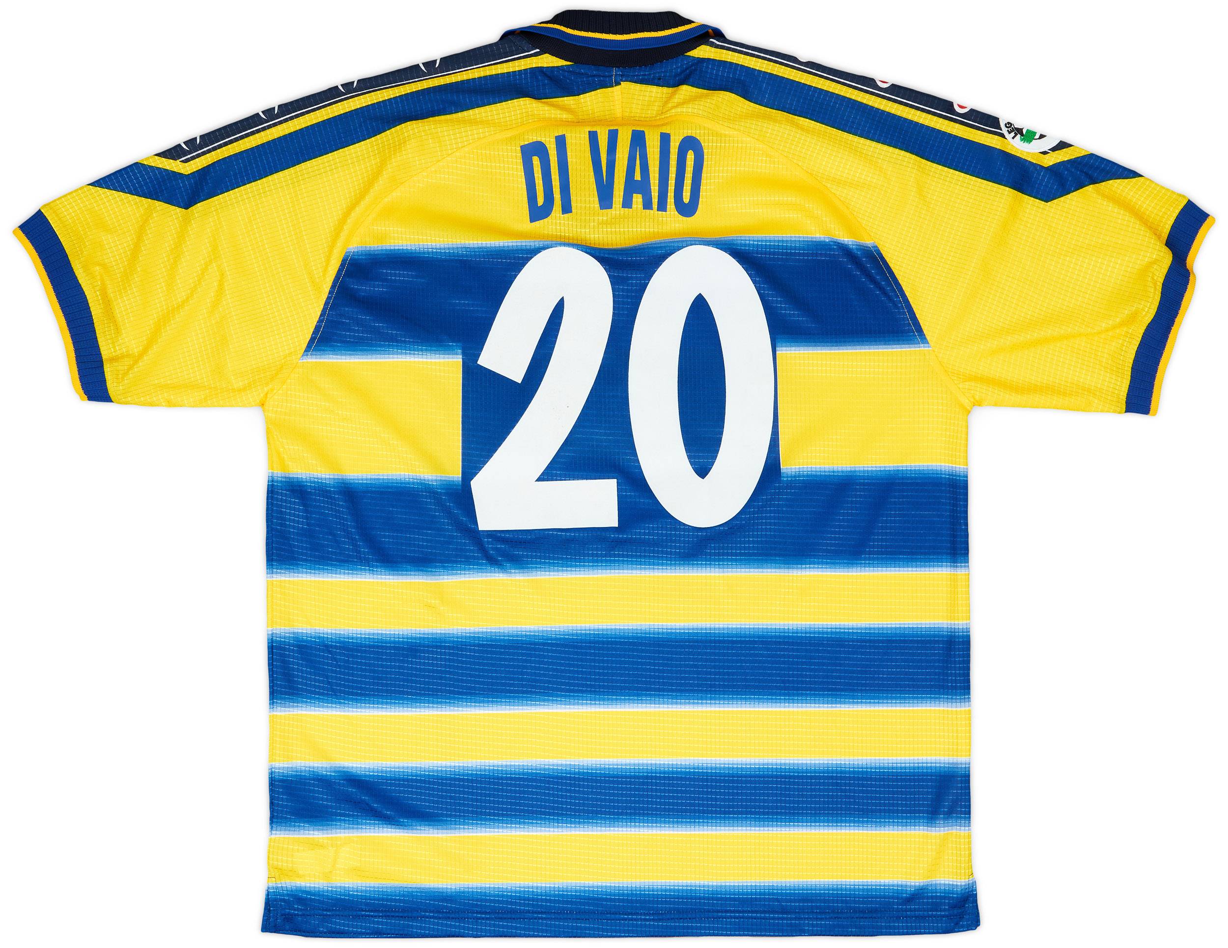 1999-00 Parma Match Worn Home Shirt Di Vaio #20
