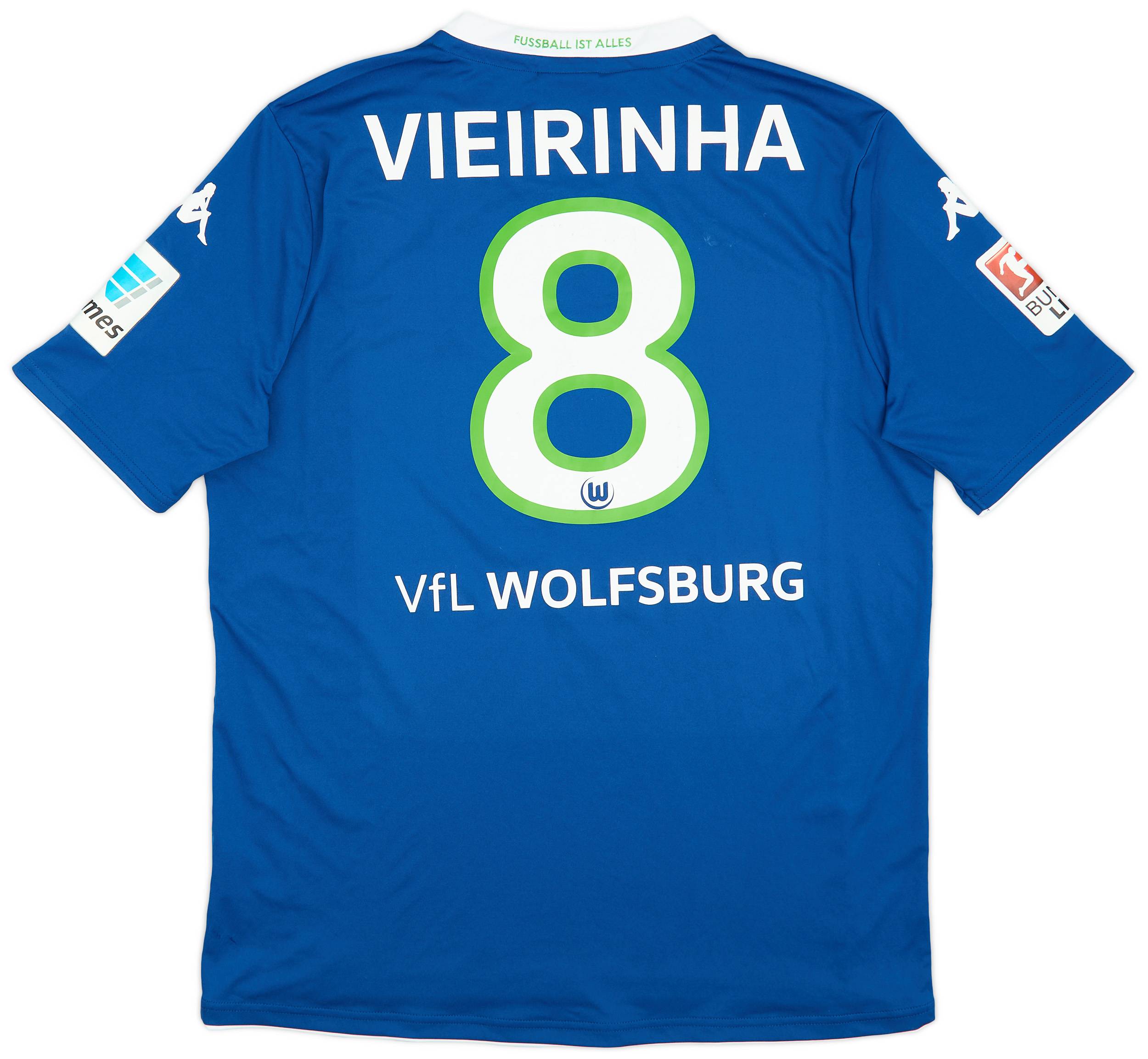 2014-15 Wolfsburg Third Shirt Vieirinha #8 - 6/10 - (XL)
