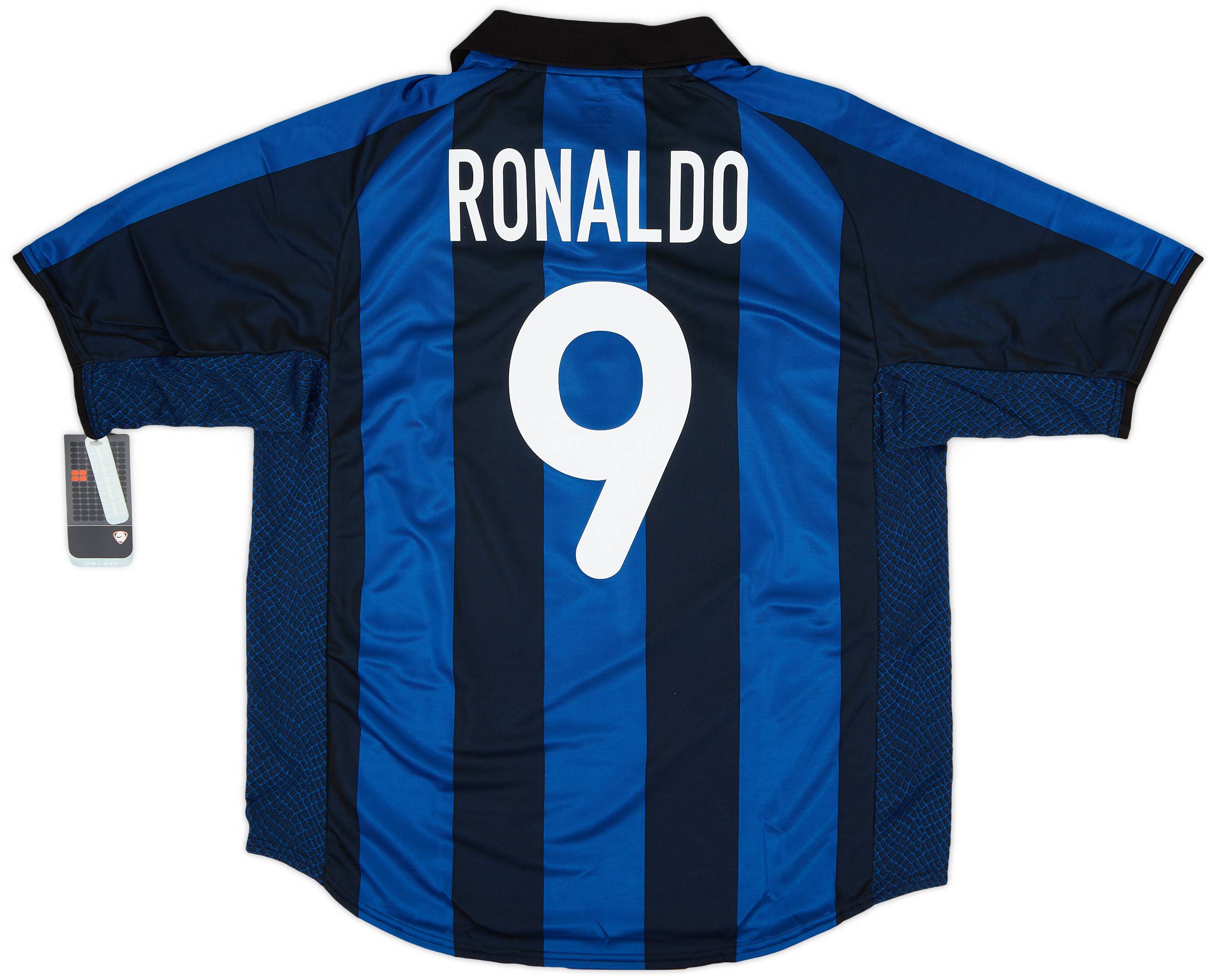 2001-02 Inter Milan Home Shirt Ronaldo #9 (L)