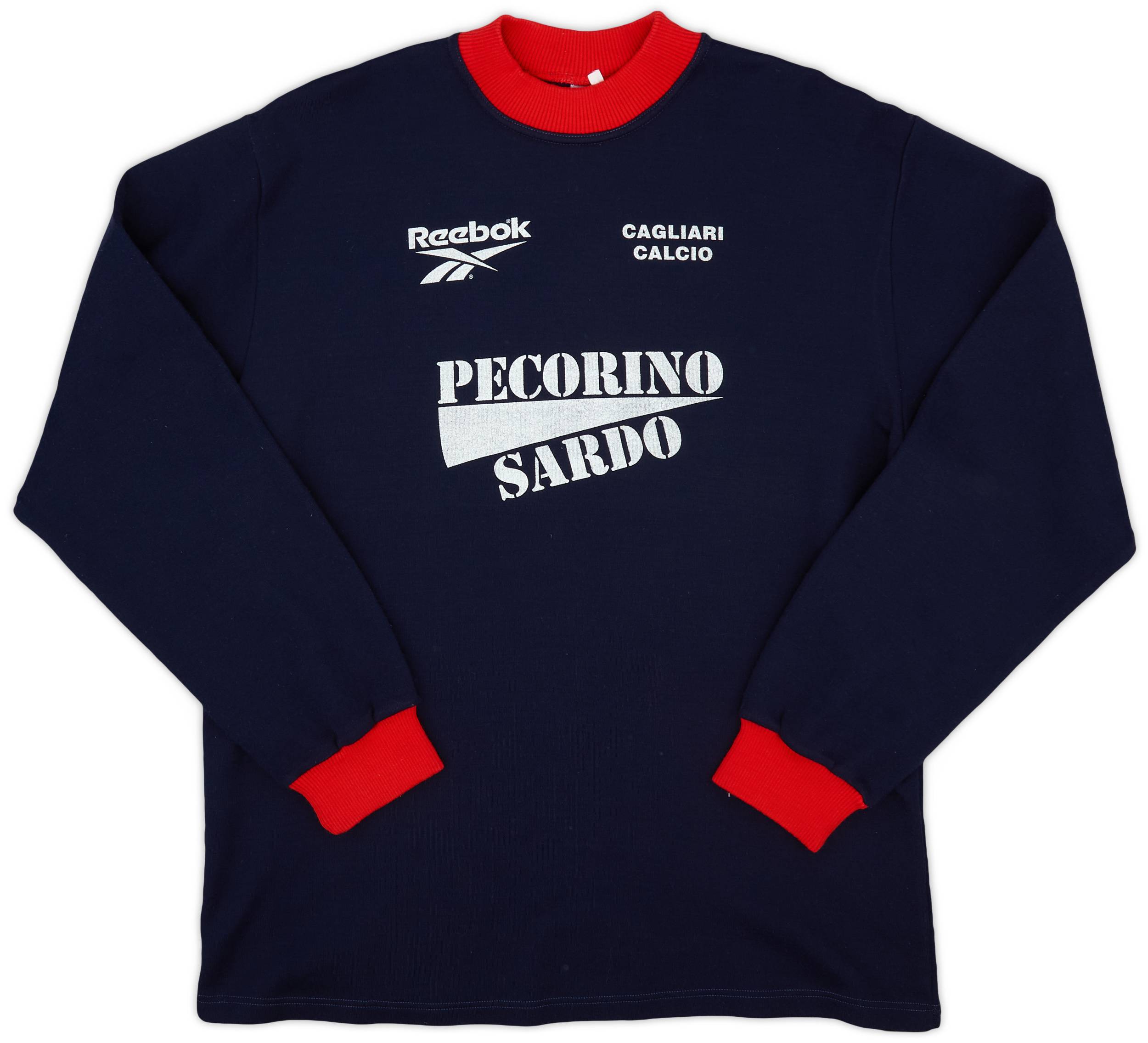 1996-97 Cagliari Reebok Sweat Top - 8/10 - (XL)