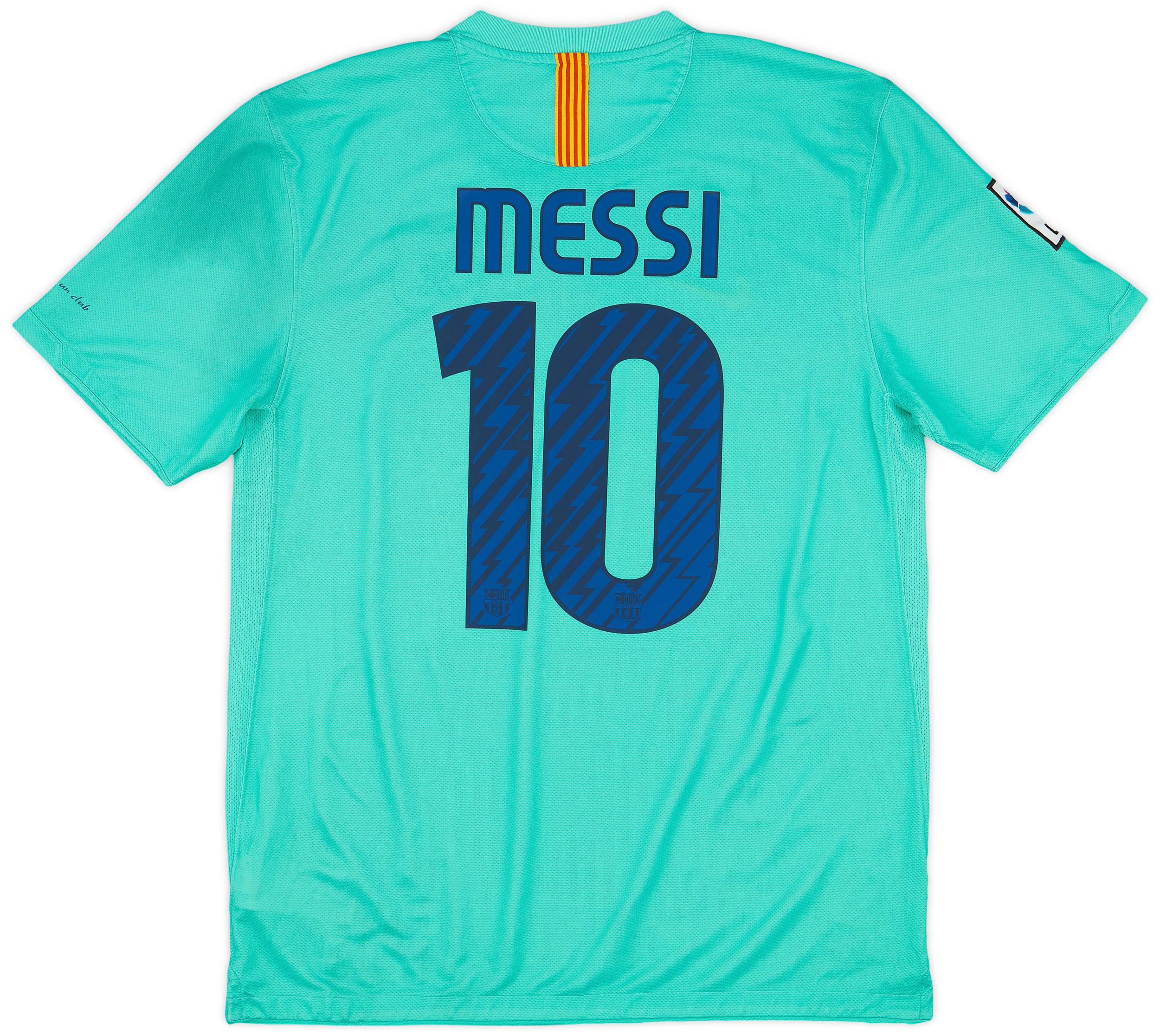 2010-11 Barcelona Away Shirt Messi #10 - 9/10 - (L)