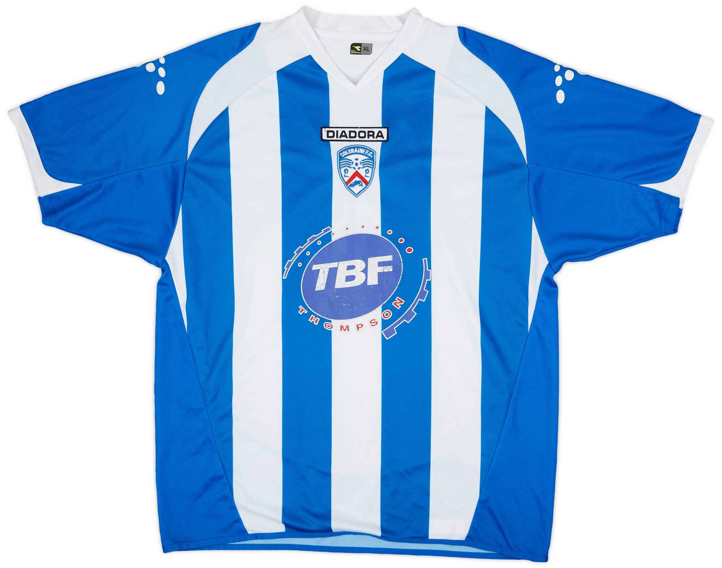 2007-08 Coleraine Home Shirt - 6/10 - (XL)