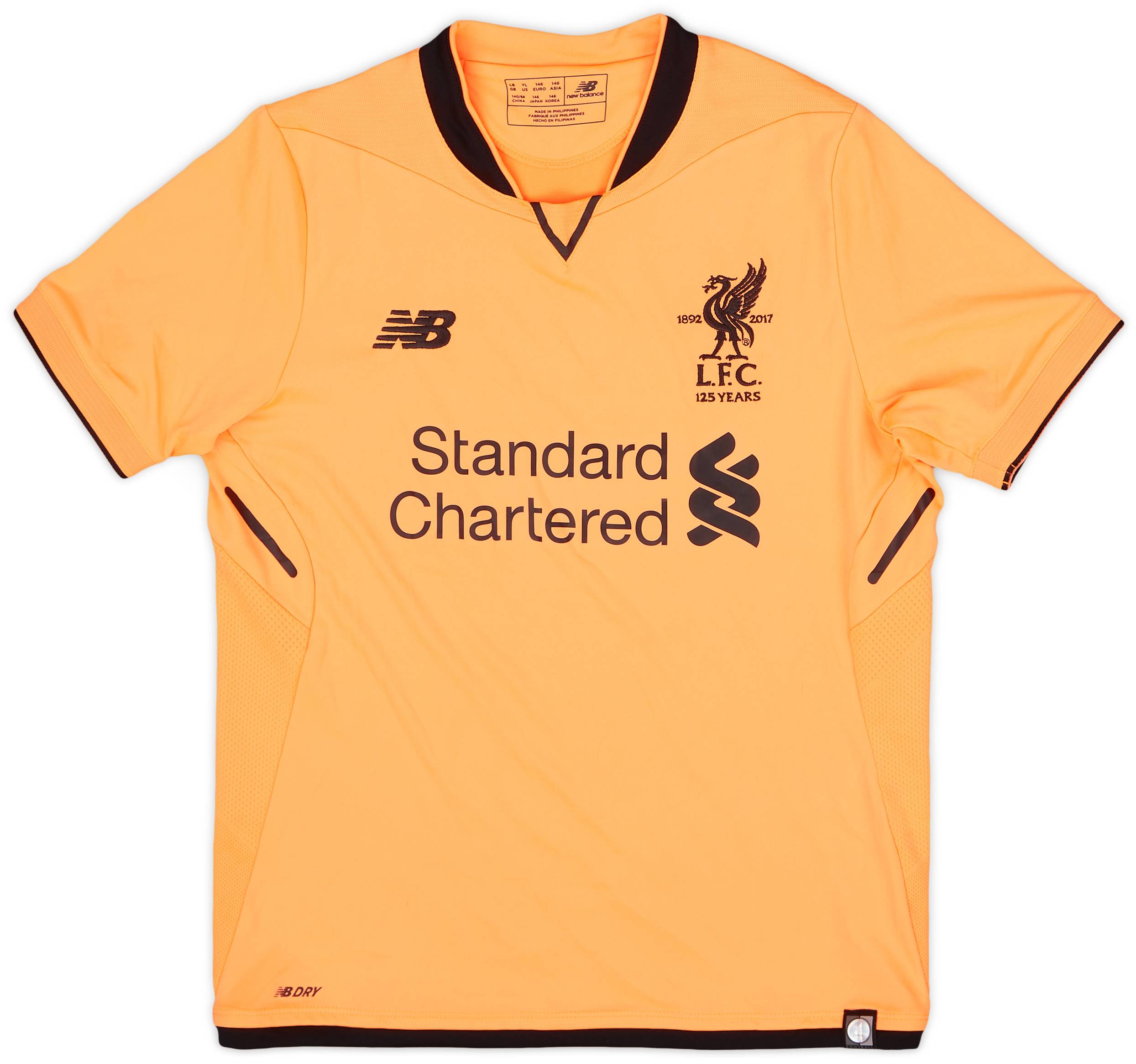 2017-18 Liverpool 125 Years Third Shirt - 8/10 - (L.Boys)