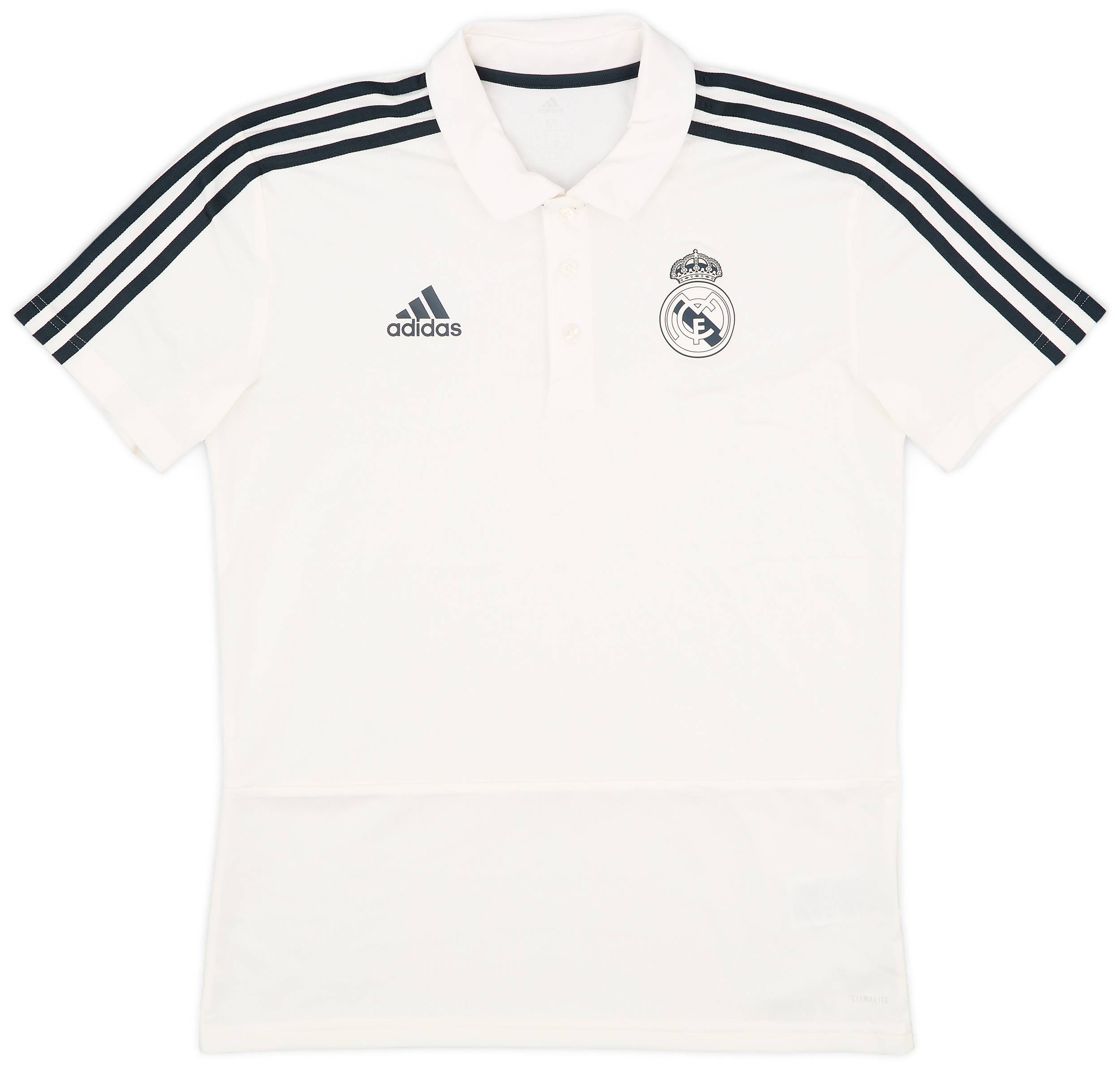 2018-19 Real Madrid adidas Polo Shirt - 9/10 - (M)