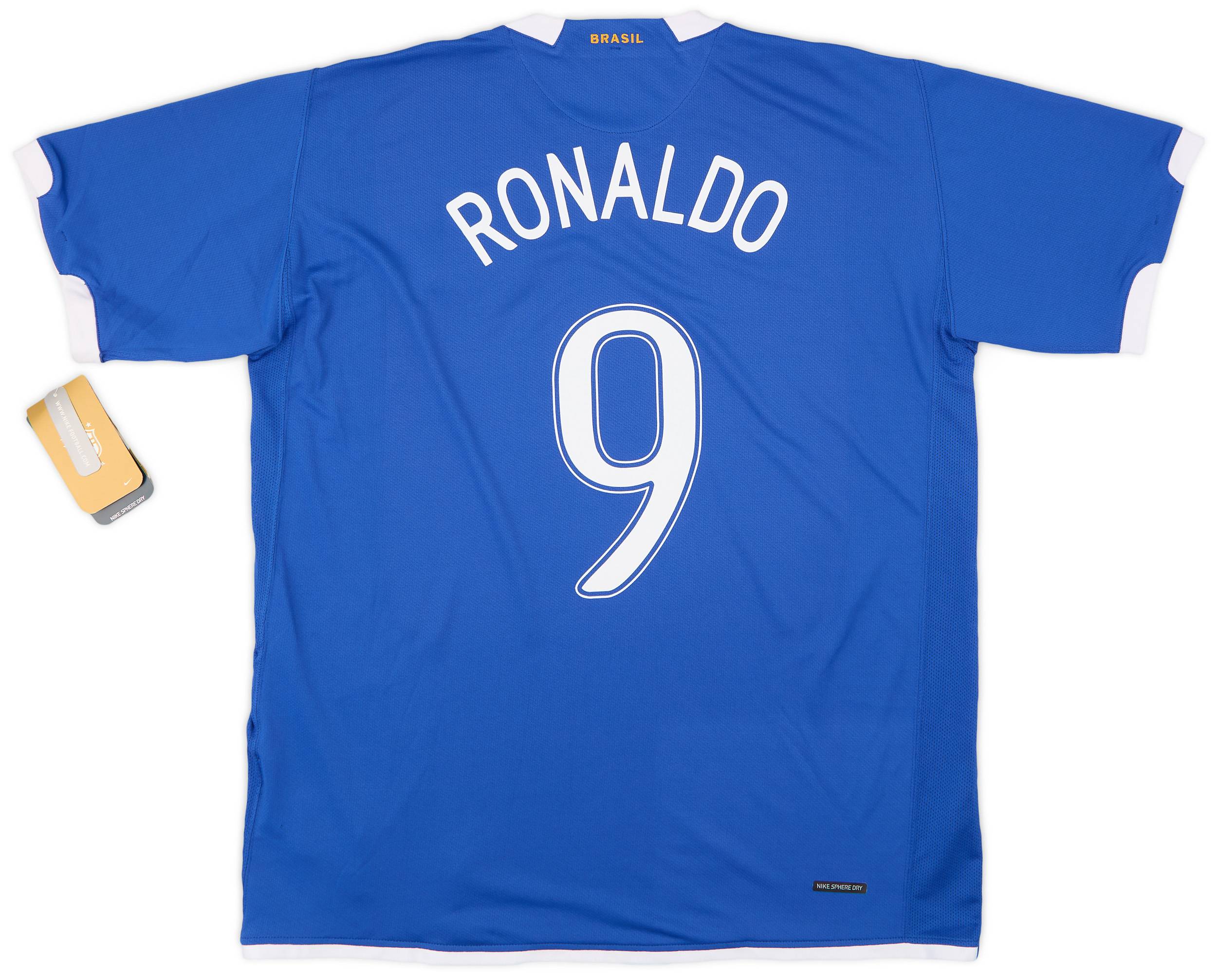 2006-07 Brazil Away Shirt Ronaldo #9 (XL)