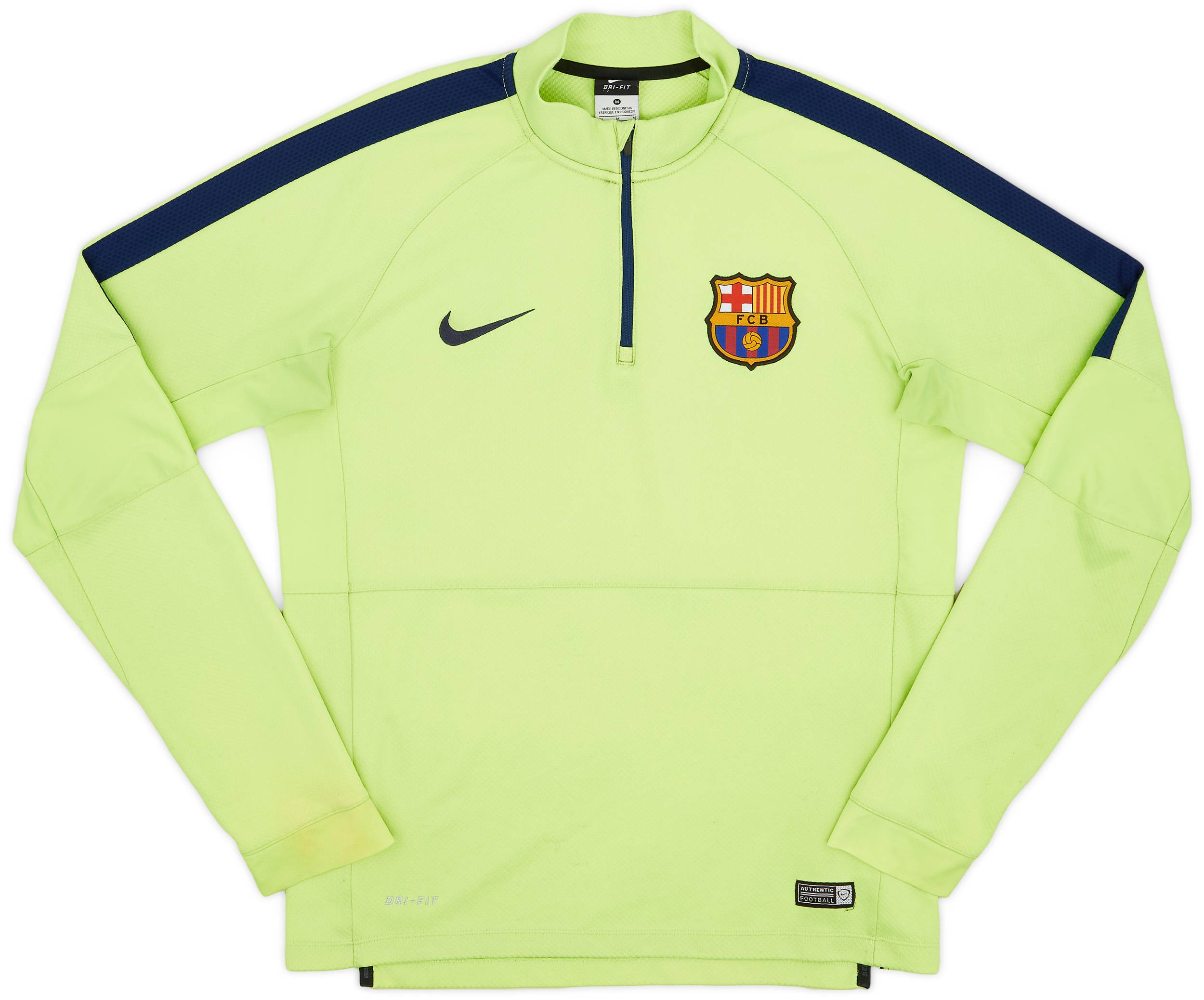 2014-15 Barcelona Nike 1/4 Training Top - 5/10 - (M)