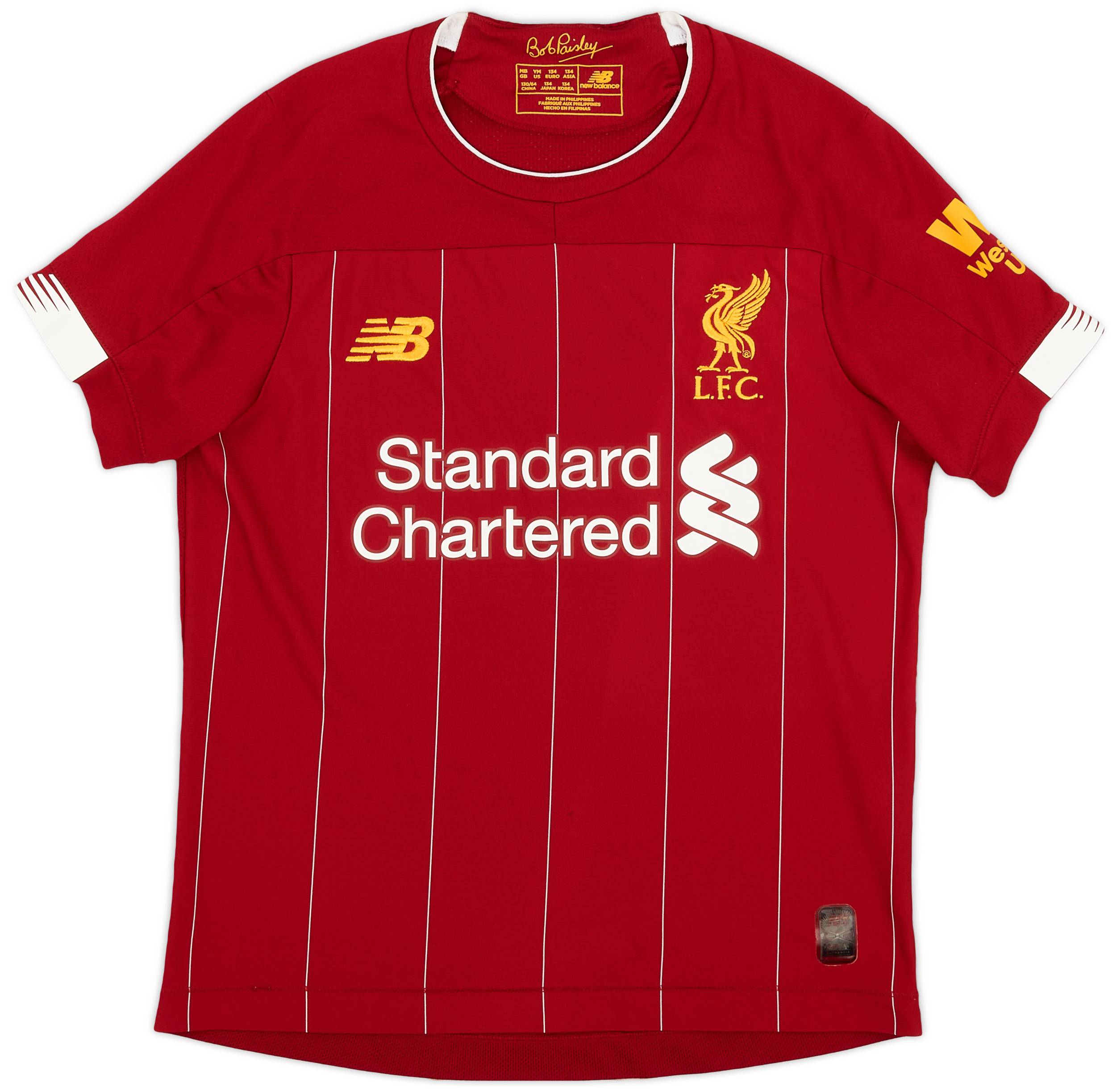 2019-20 Liverpool Home Shirt - 8/10 - (M.Boys)