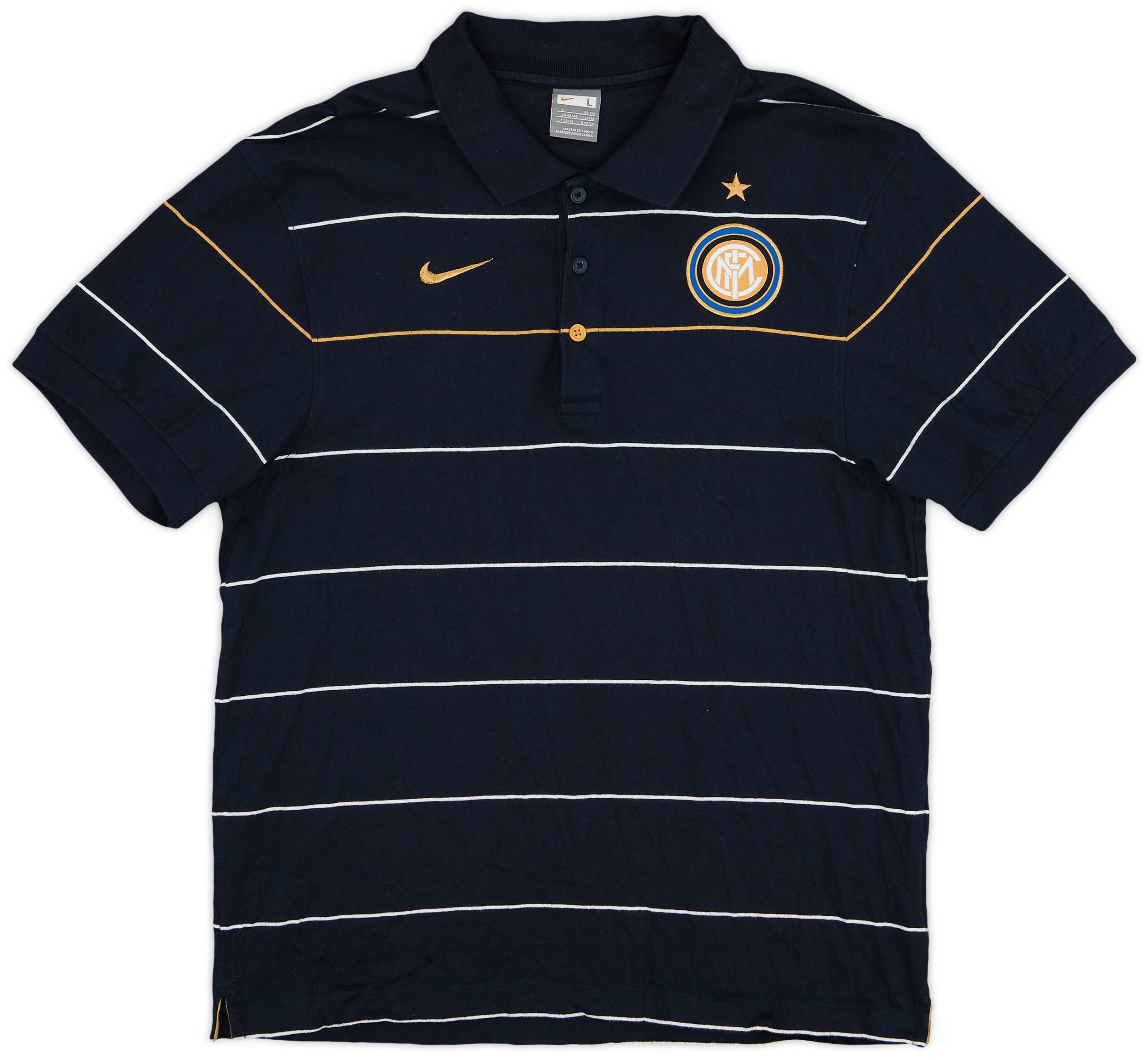 2009-10 Inter Milan Nike Polo Shirt - 8/10 - (L)