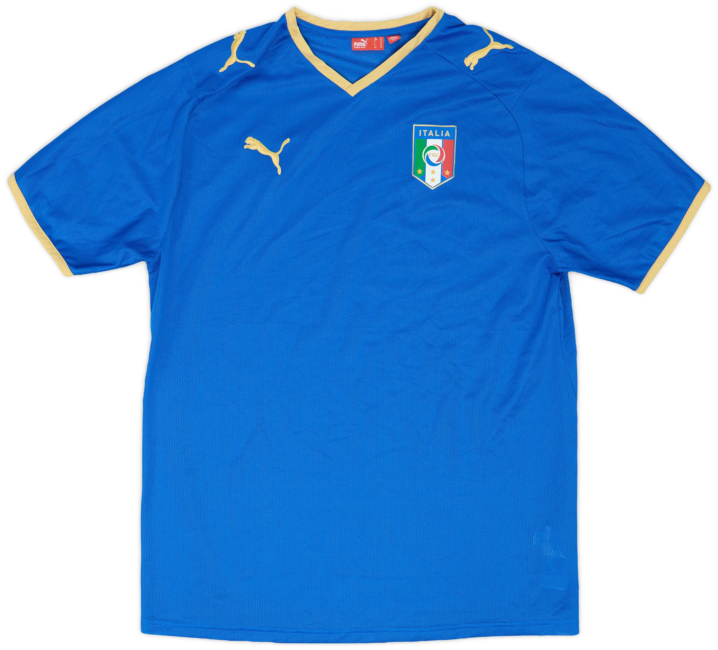 2007-08 Italy Home Shirt - 9/10 - (M)
