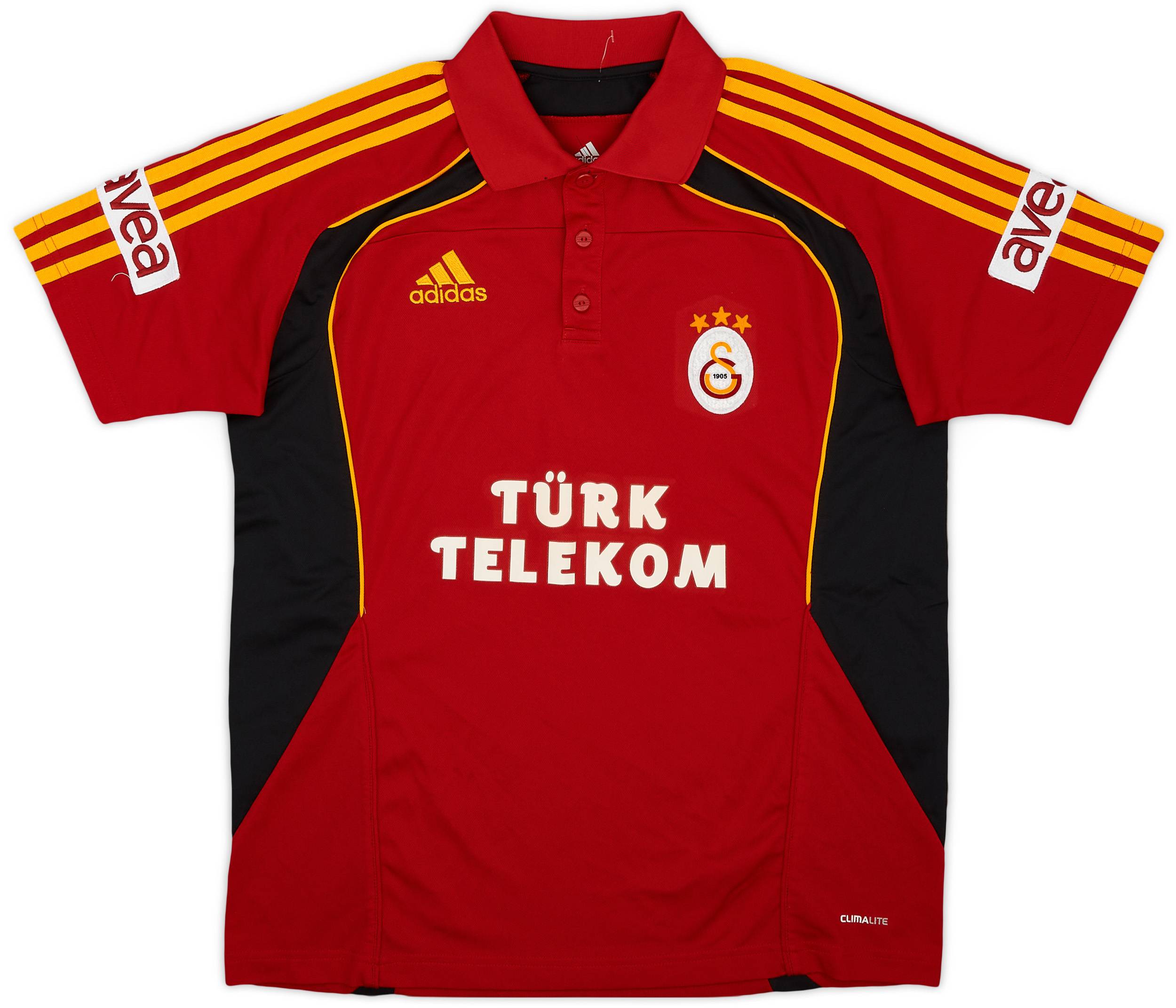 2010-11 Galatasaray adidas Polo Shirt - 9/10 - (M/L)