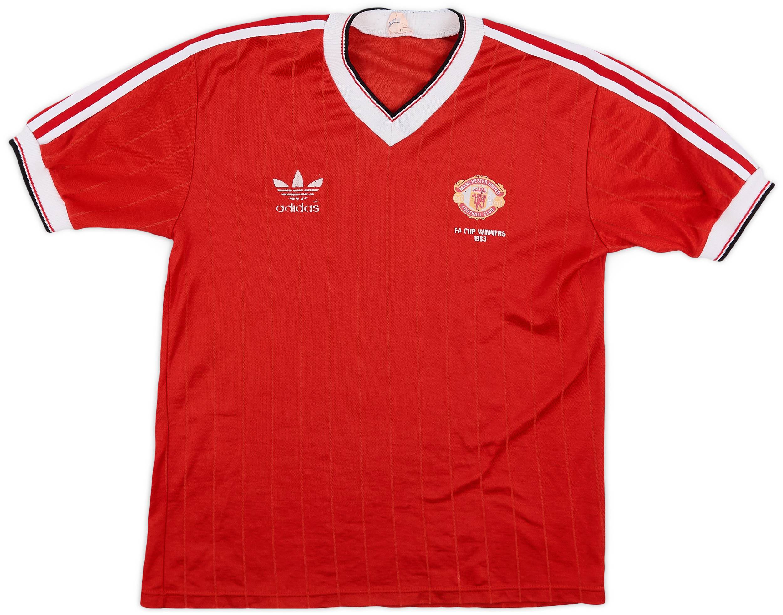 1982-84 Manchester United 'FA Cup Winners' Home Shirt - 5/10 - (L)