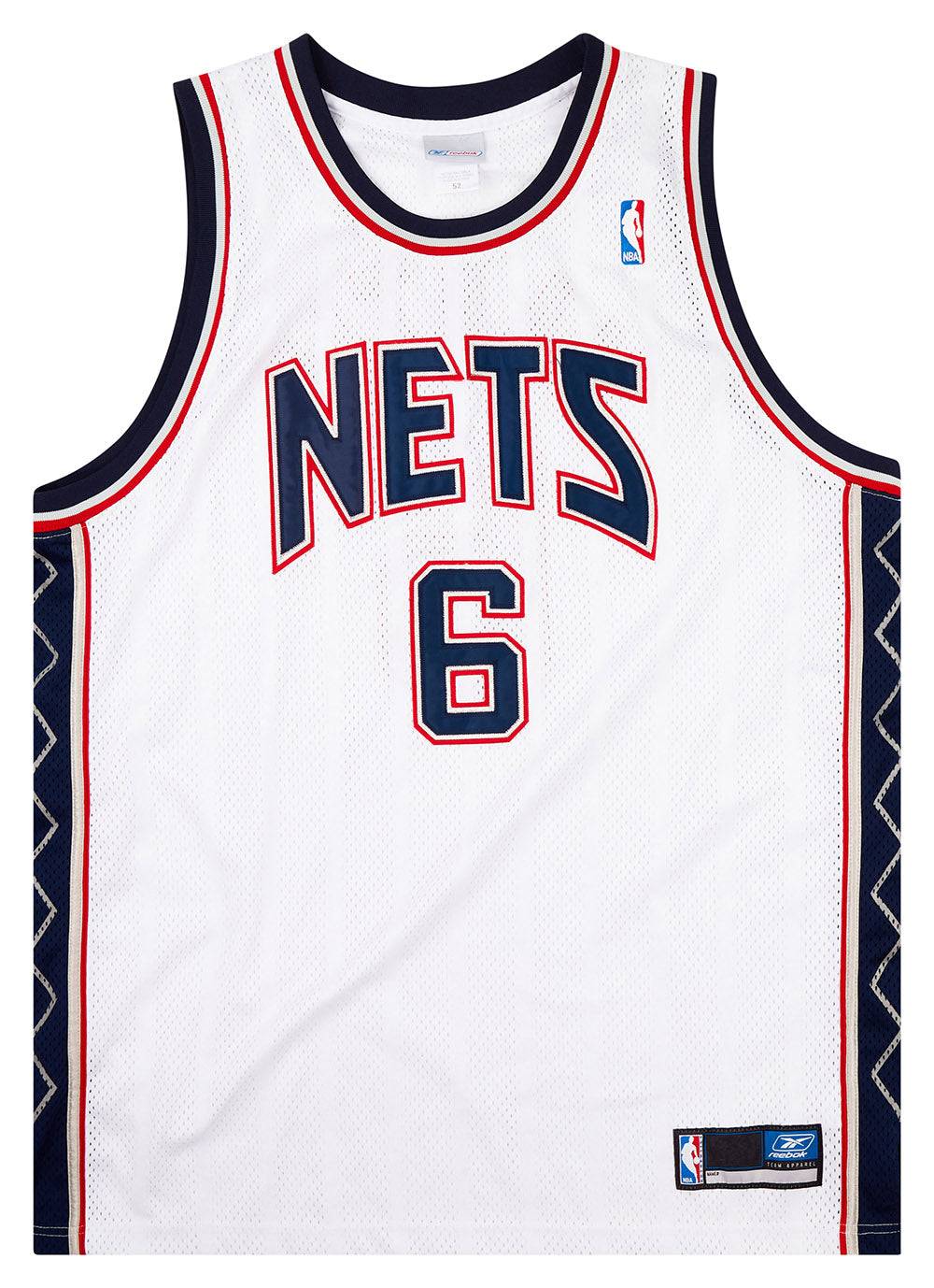 激安通販サイト 人気 Martin Nets Jersey New Authentic 2002-04 #6 Jersey Reebok トップス