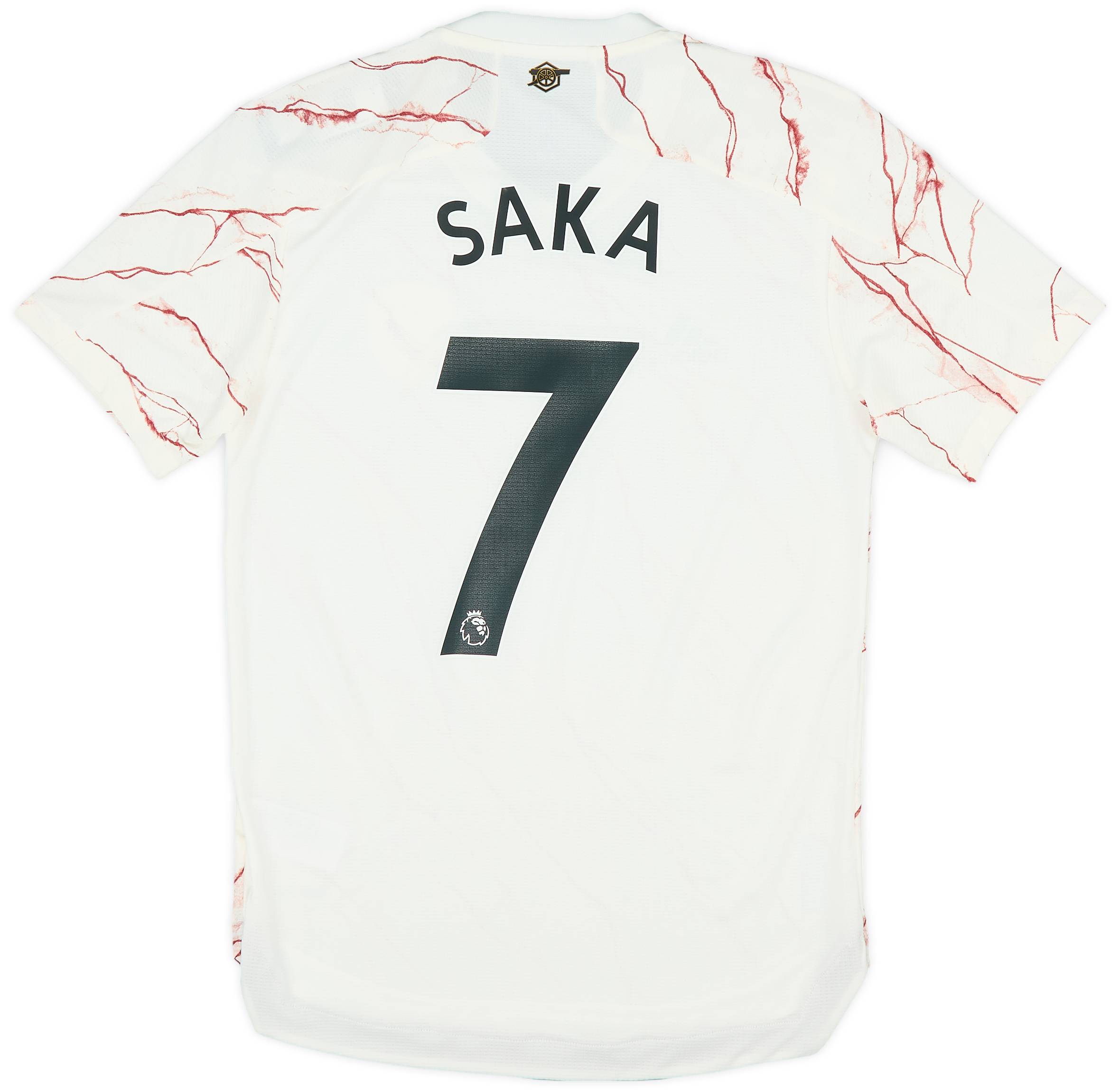 2020-21 Arsenal Player Issue Away Shirt Saka #7 (S)