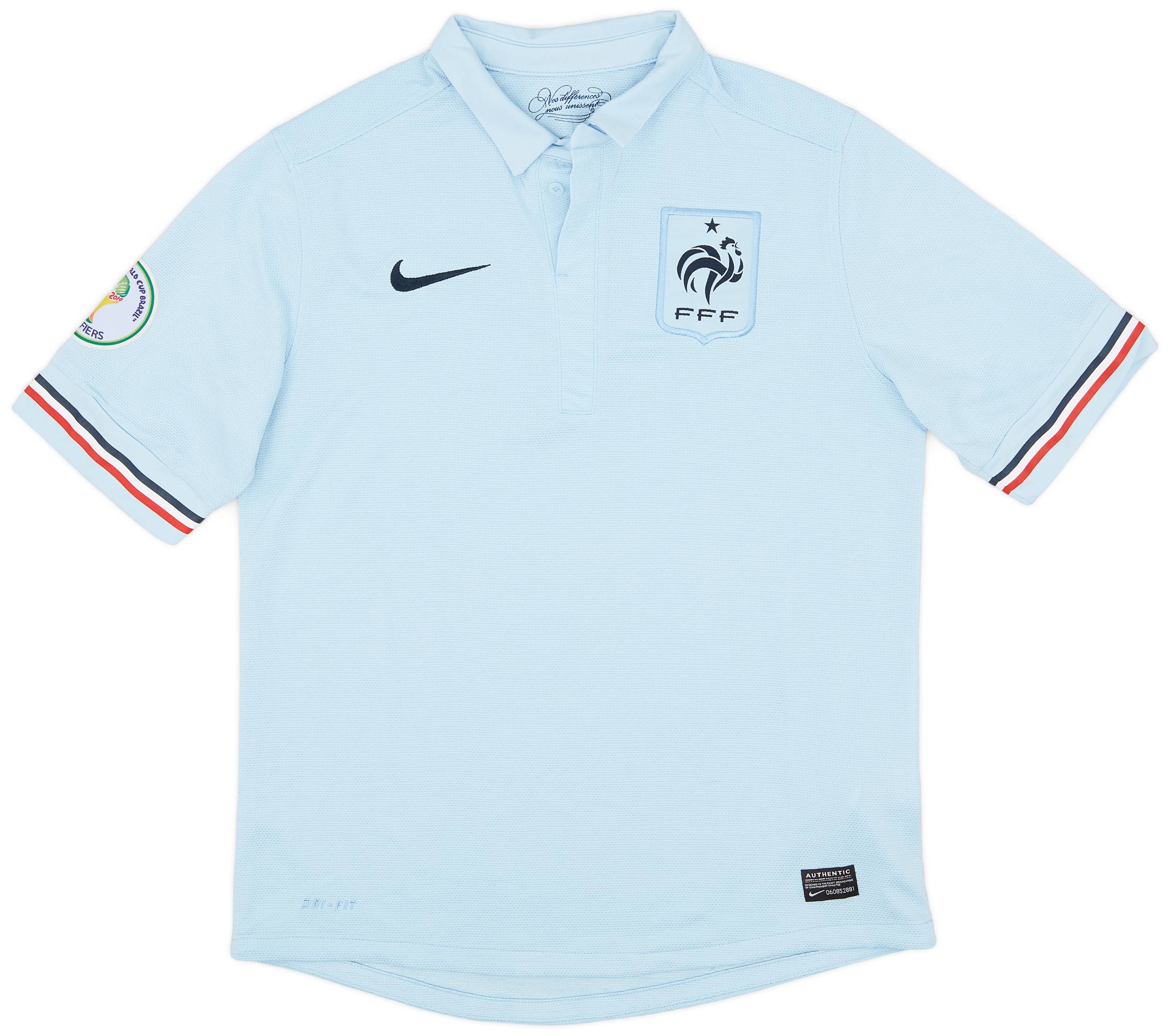 2013-14 France Away Shirt - 8/10 - (M)