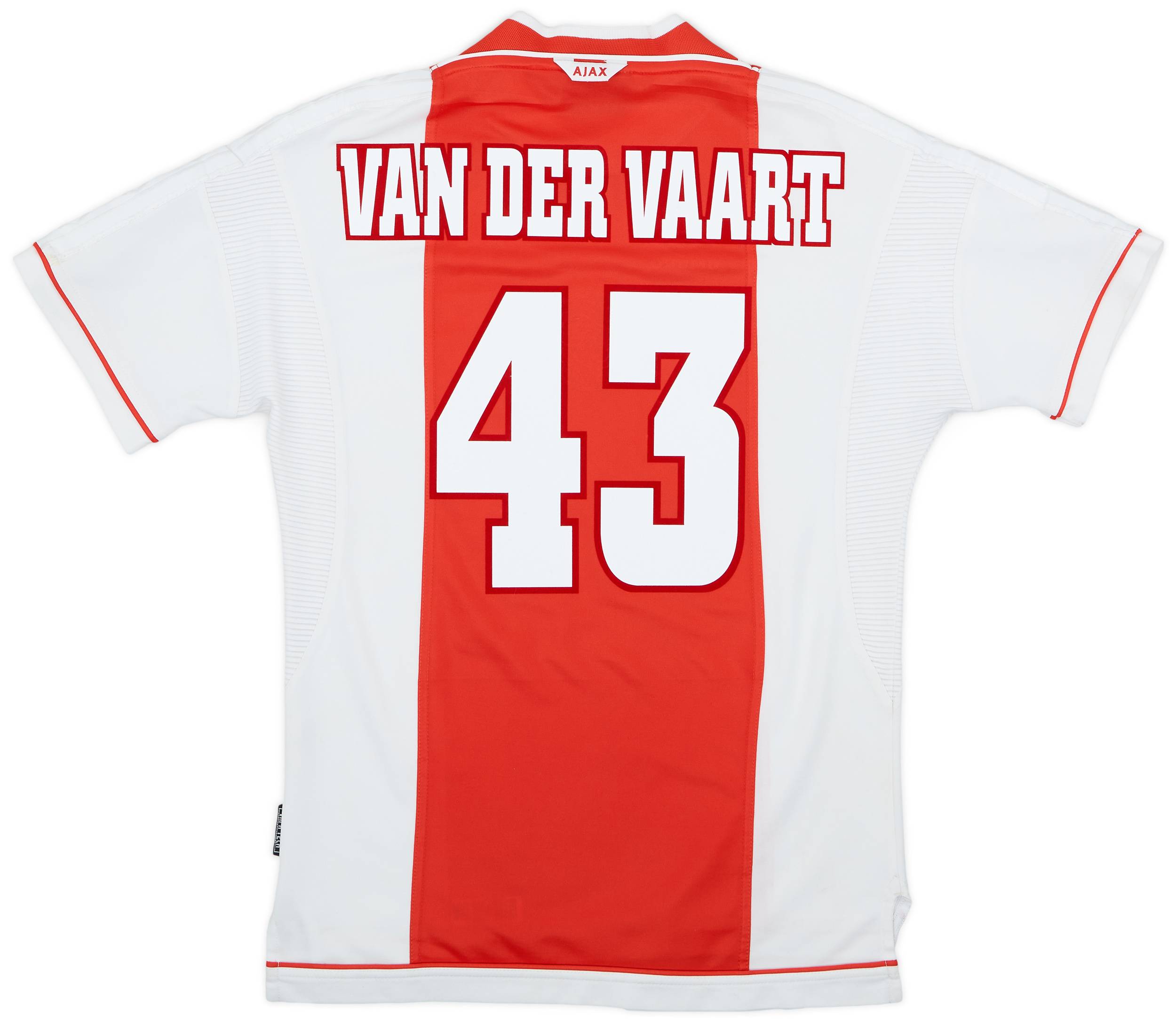 1999-00 Ajax Home Shirt Van Der Vaart #43 - 8/10 - (M)