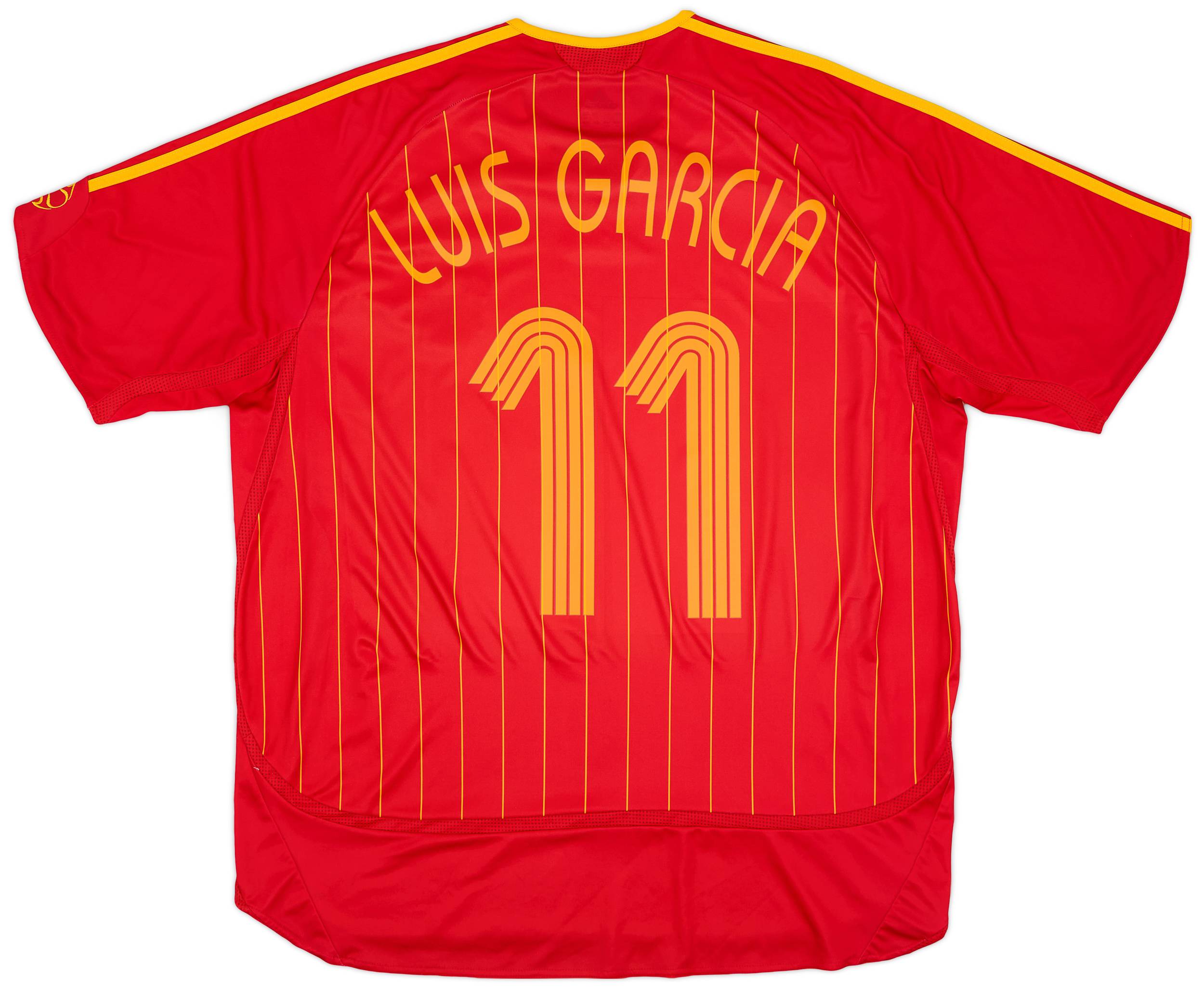 2006-08 Spain Home Shirt Luis Garcia #11 - 9/10 - (XXL)