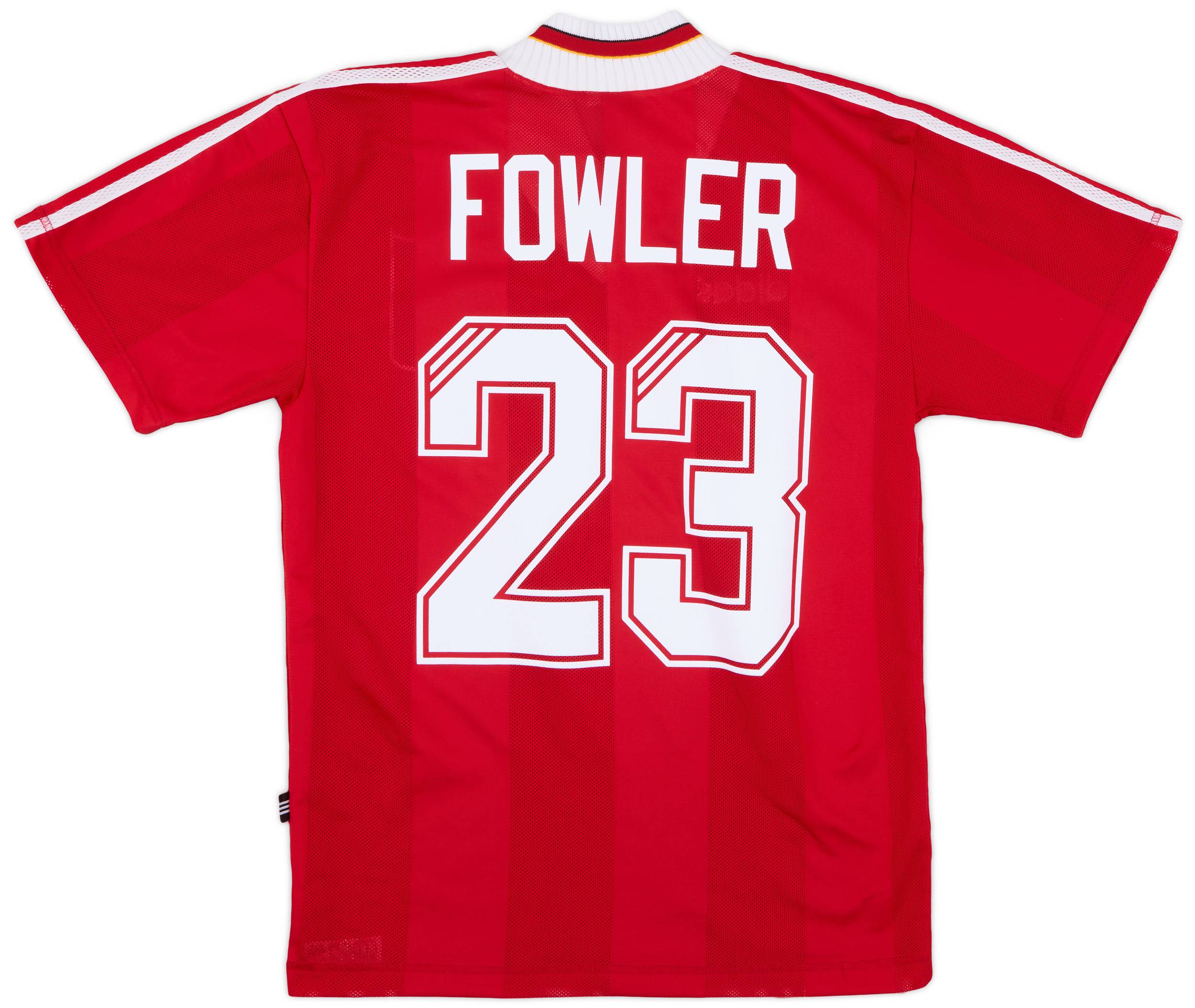 1995-96 Liverpool Home Shirt Fowler #23 - 9/10 - (S)