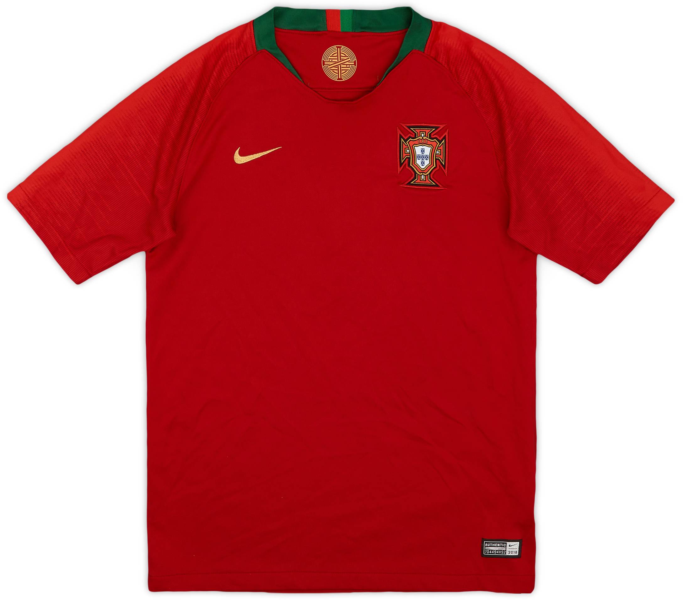 2018-19 Portugal Home Shirt - 7/10 - (XL.Boys)