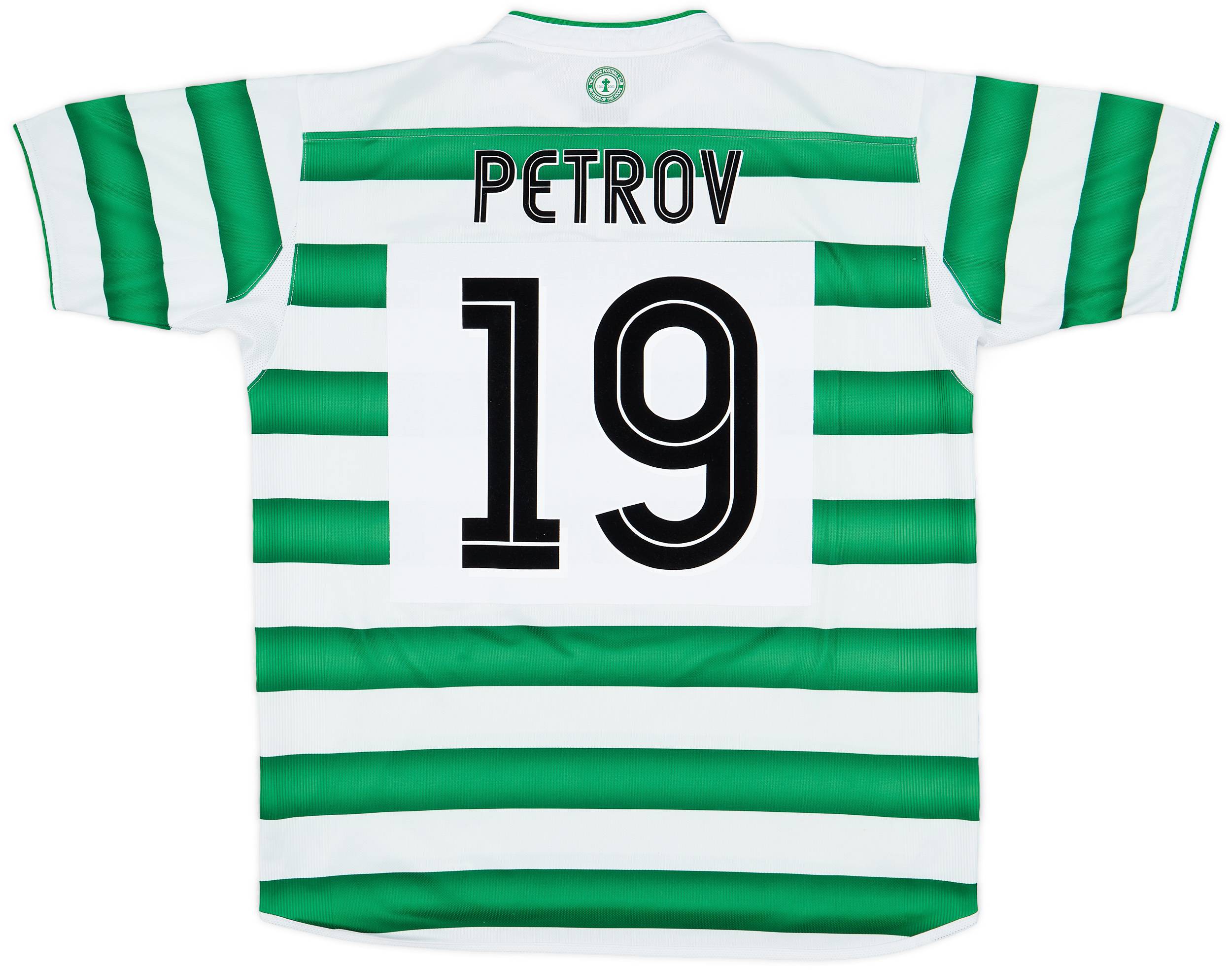 2003-04 Celtic Home Shirt Petrov #19 - 7/10 - (XL)