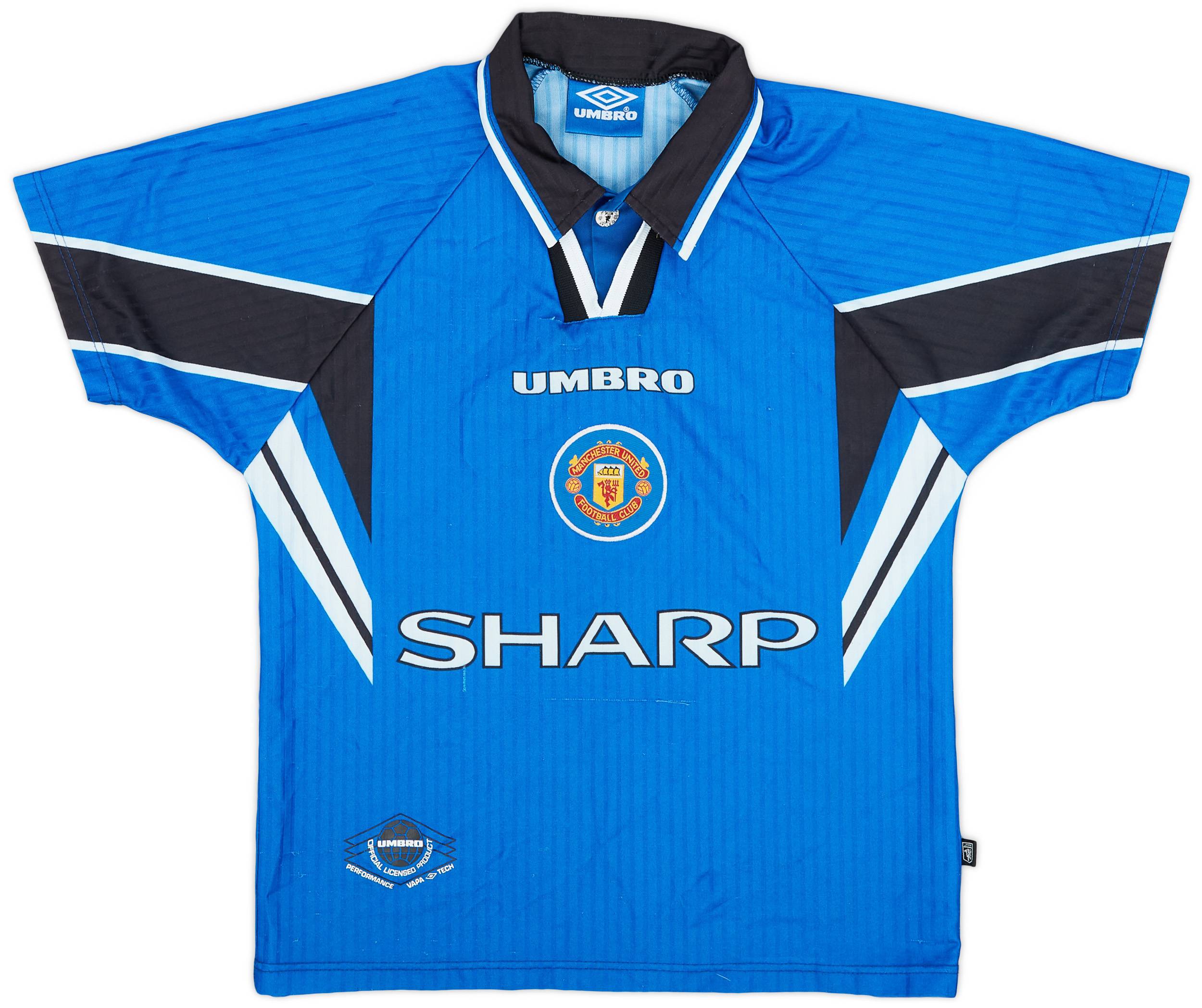 1996-98 Manchester United Third Shirt - 7/10 - (L.Boys)
