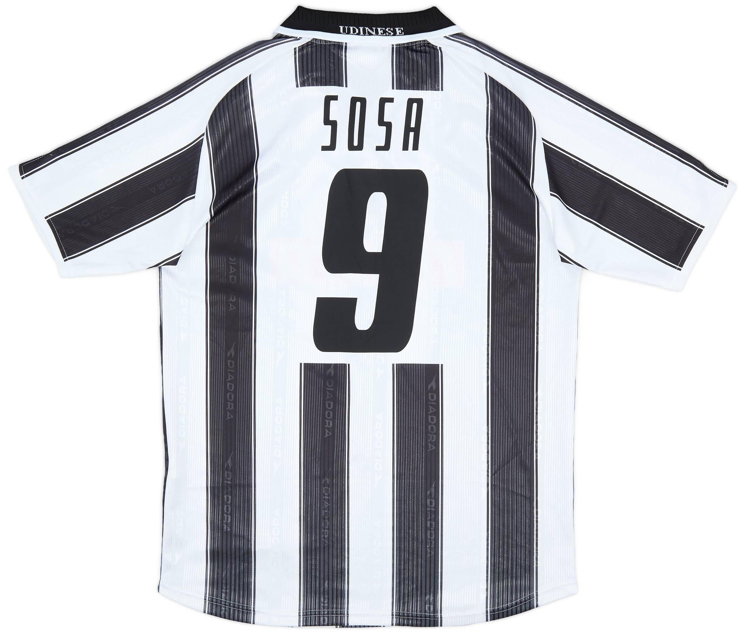 2001-02 Udinese Home Shirt Sosa #9 - 9/10 - (XL)